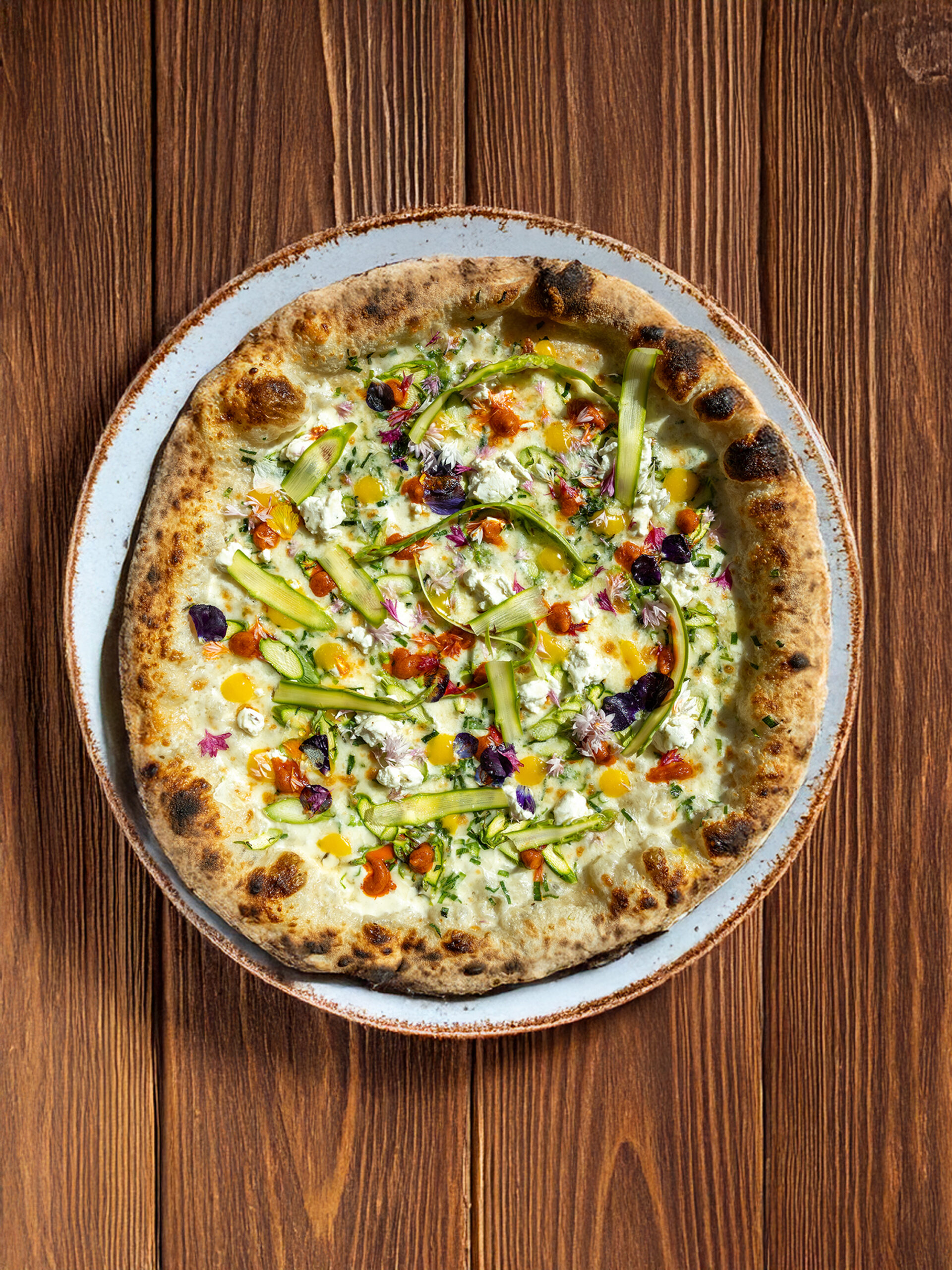 Spring Garden Pizza at Sonoma Pizza Co. in Forestville. (Ian Shine)