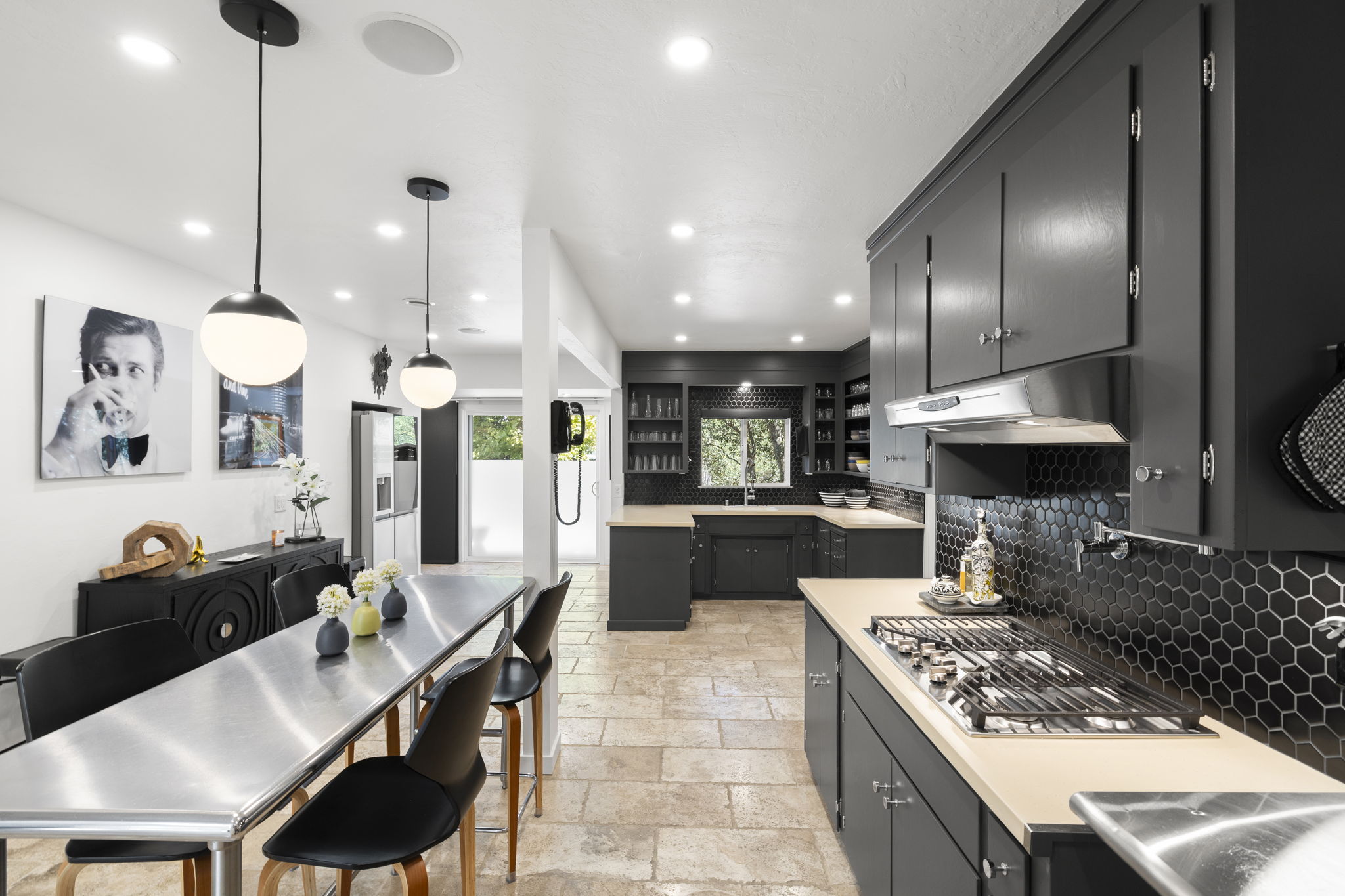 Kitchen in Russian River home