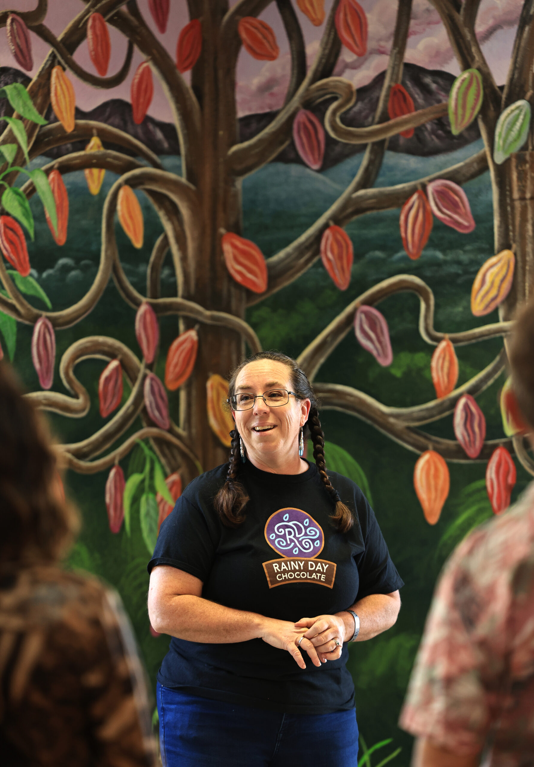 Jennifer Daly, co-owner and CEO of Rainy Day Chocolate in Forestville