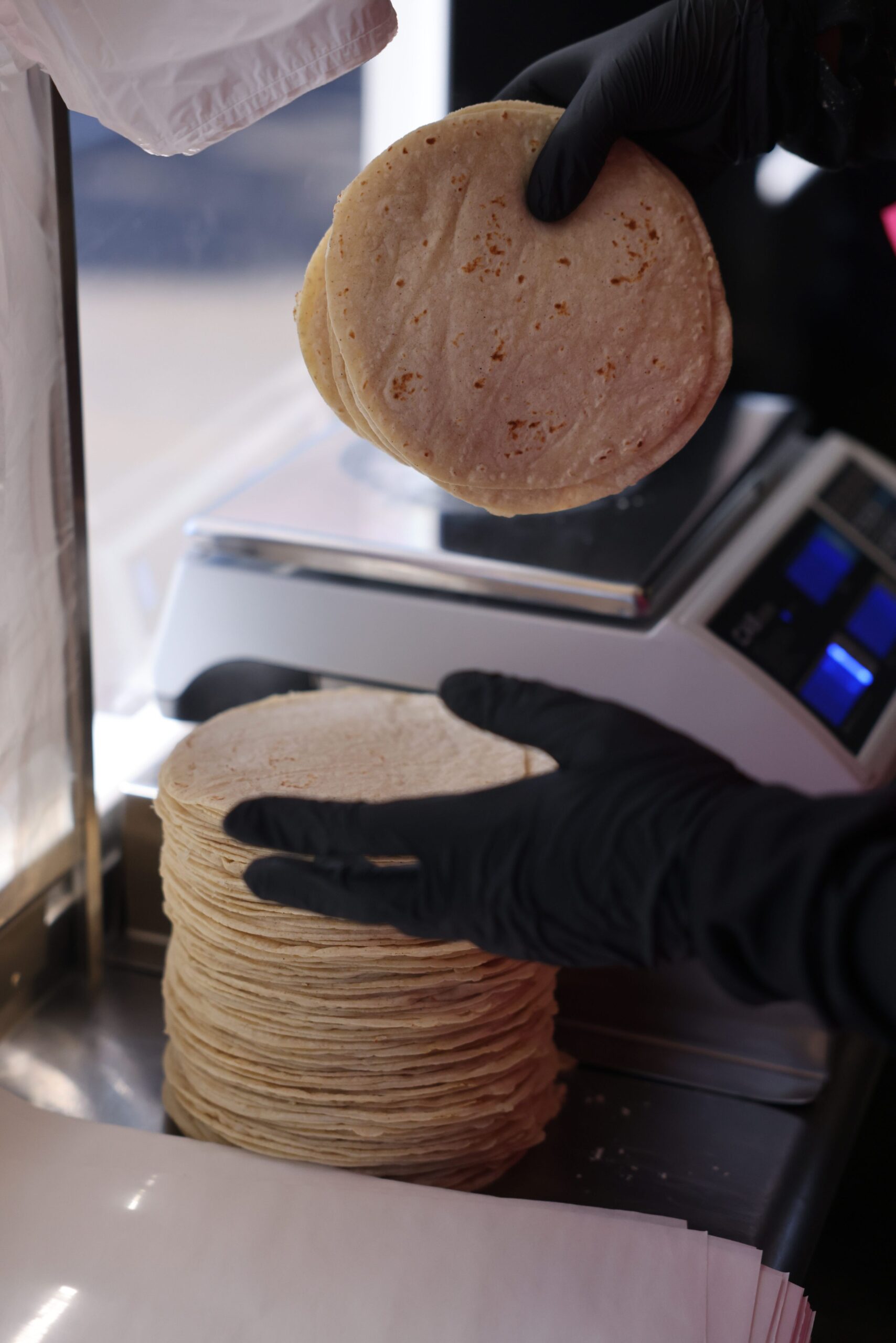 Stack of tortillas