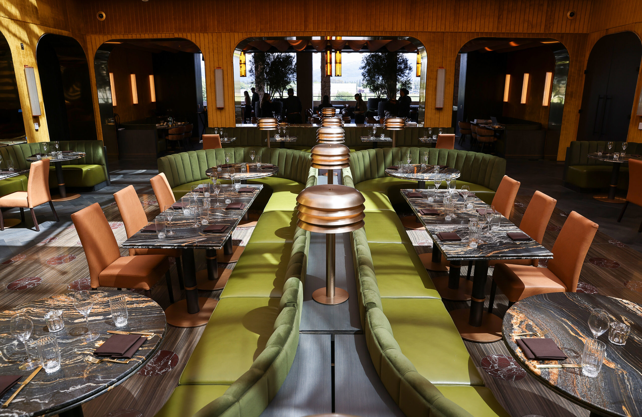 The main dining area of AYA restaurant at Graton Resort & Casino in Rohnert Park