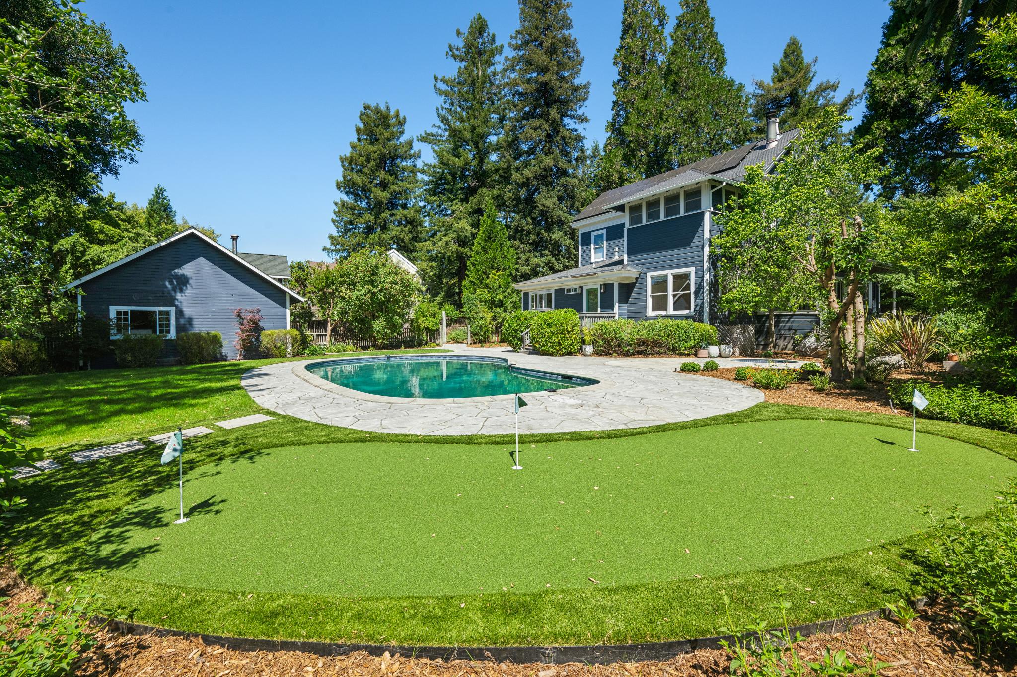 Pool and putting green. (Open Homes Photography)
