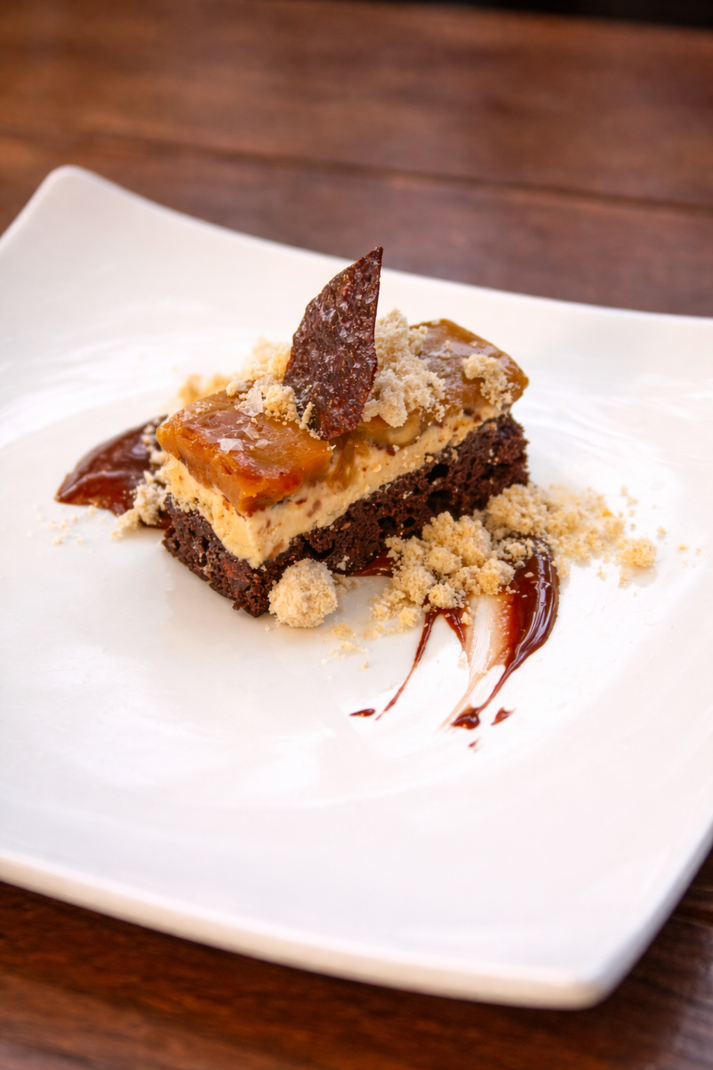 The “It’sNotA 'Snickers Bar' Deux,” Valette's upscale version of a retro Snickers Bar.