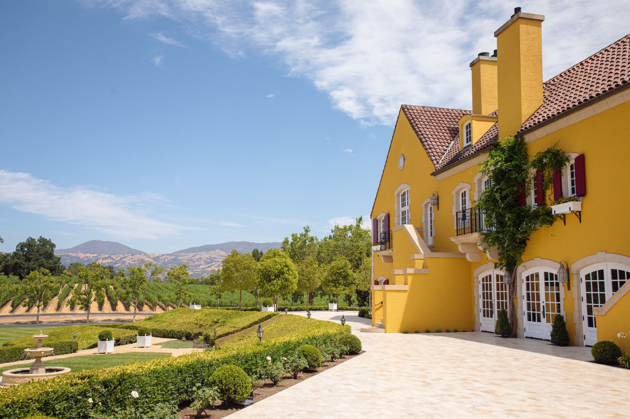The Chateau and estate grounds at Jordan Vineyard & Winery in Healdsburg. (Jordan Vineyard & Winery)