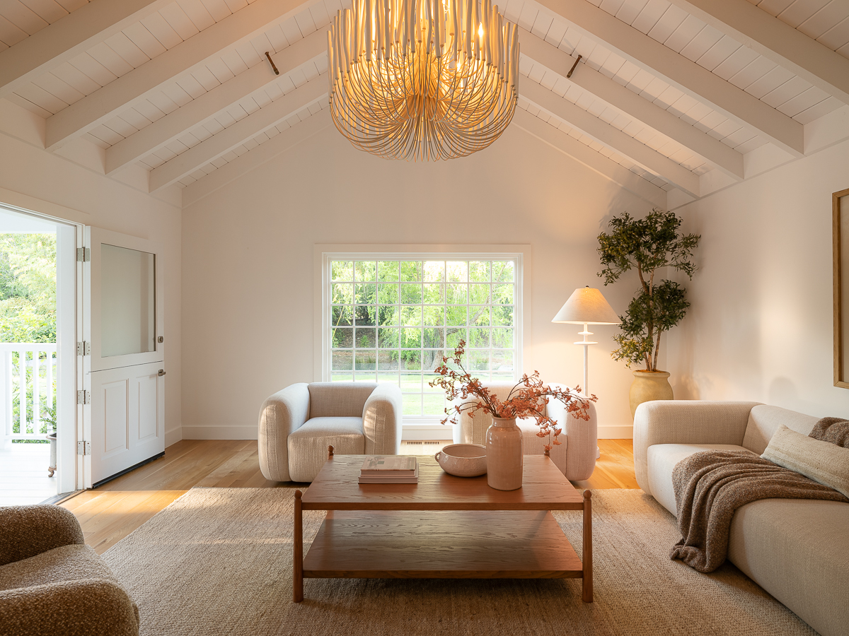 Living room in Petaluma home