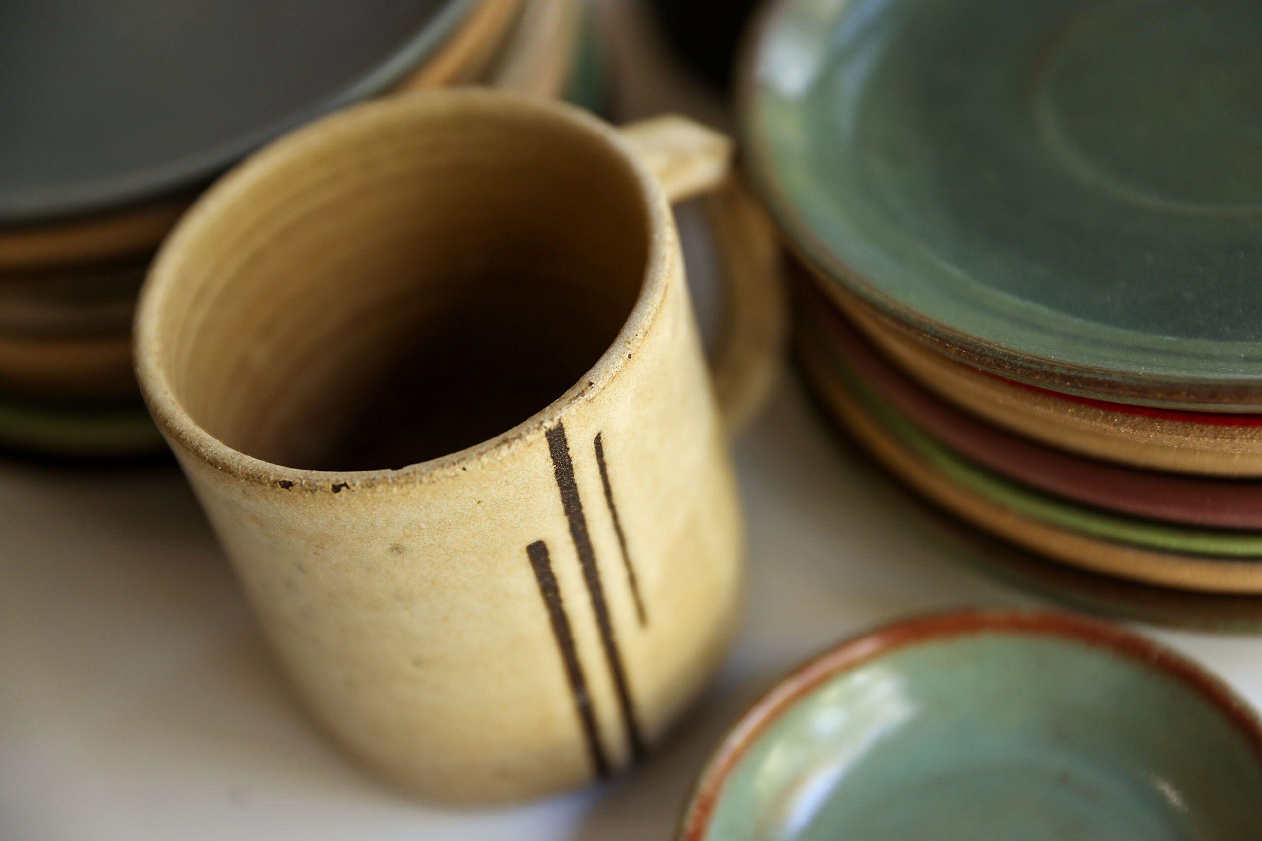 ceramic mugs from Hannah Allen 