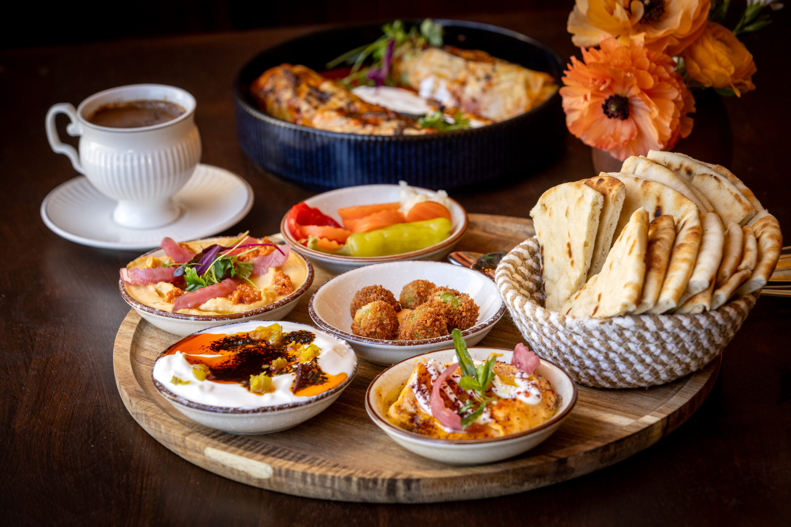 Meze plate from Alesta in Sebastopol
