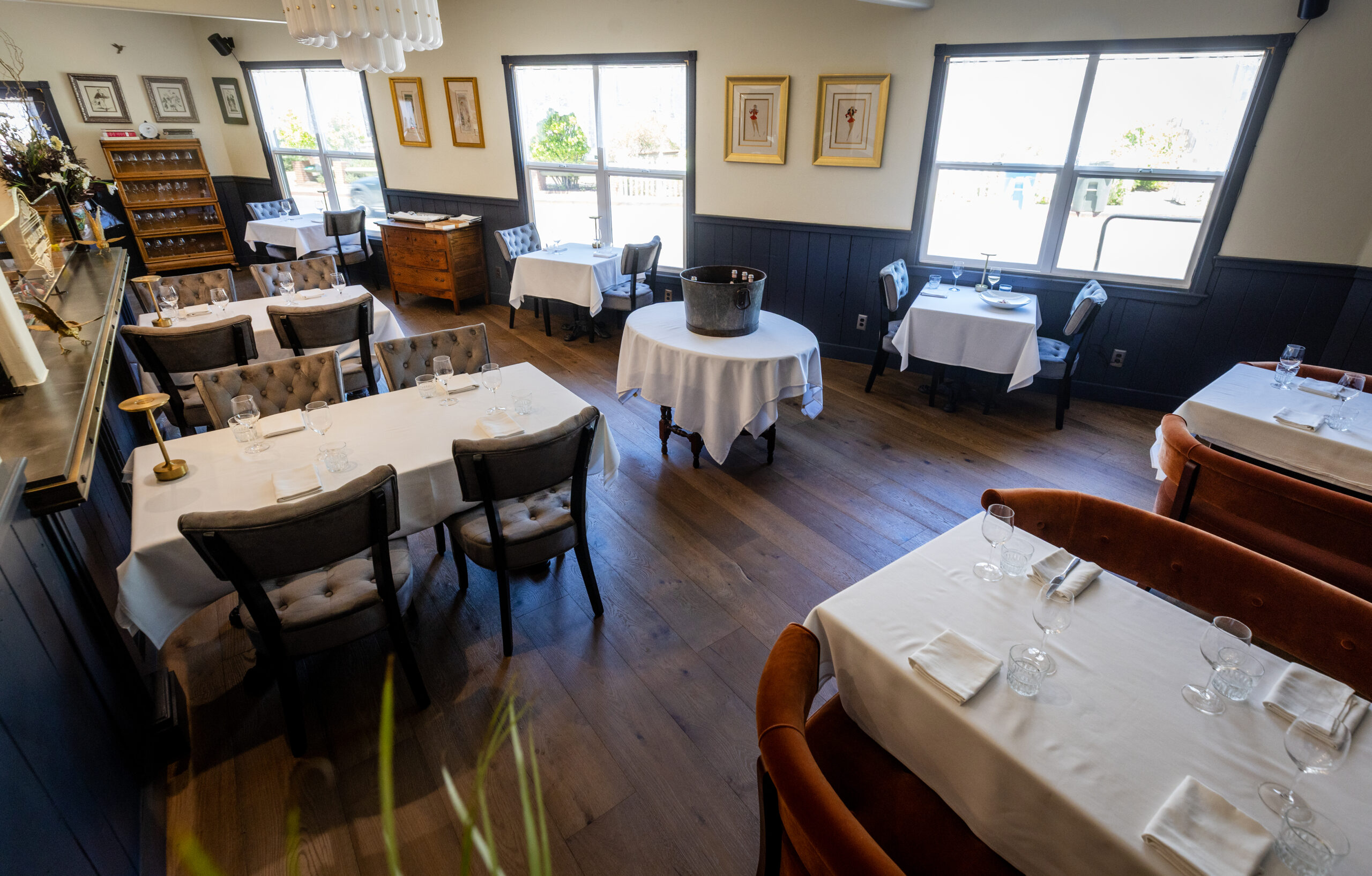 The dining room at the Bohemian Bistro Friday, June 12, 2026 in Occidental. (John Burgess/The Press Democrat)