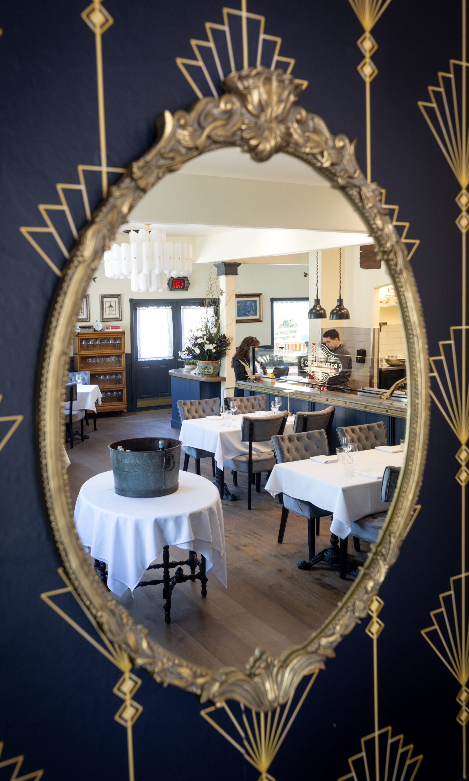 Interior at Bohemian Bistro in Occidental