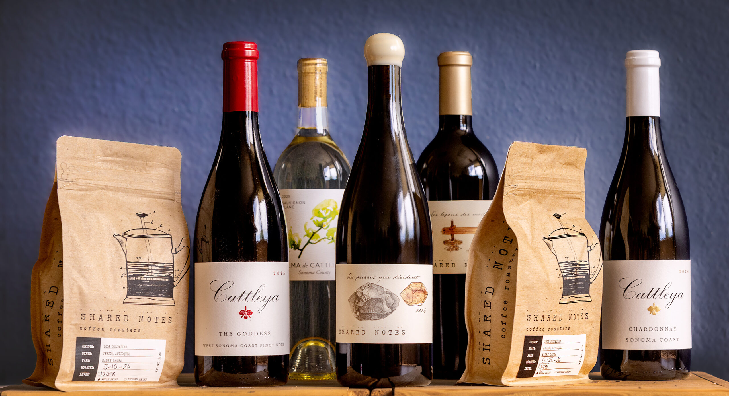 Wie and coffee from Cattleya Wines 
