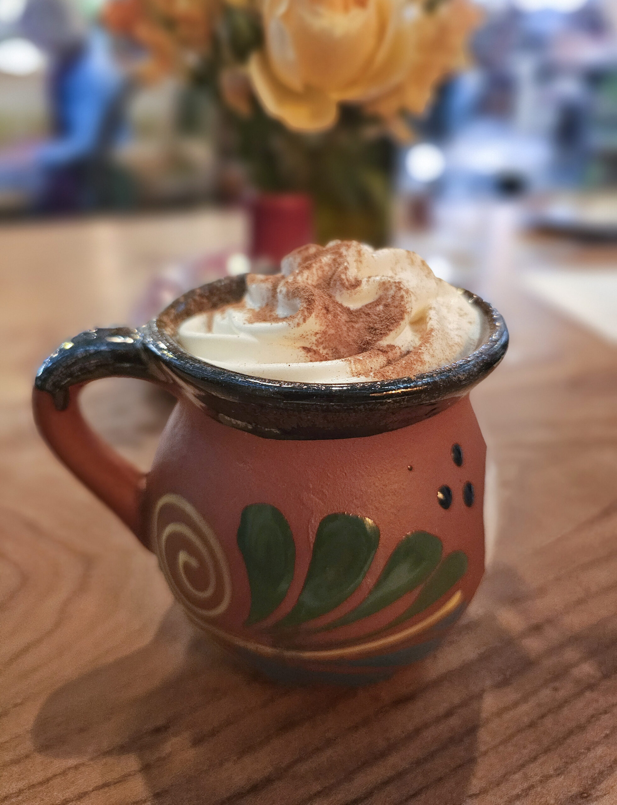 Ashwagandha cocoa at Little Saint in Healdsburg.