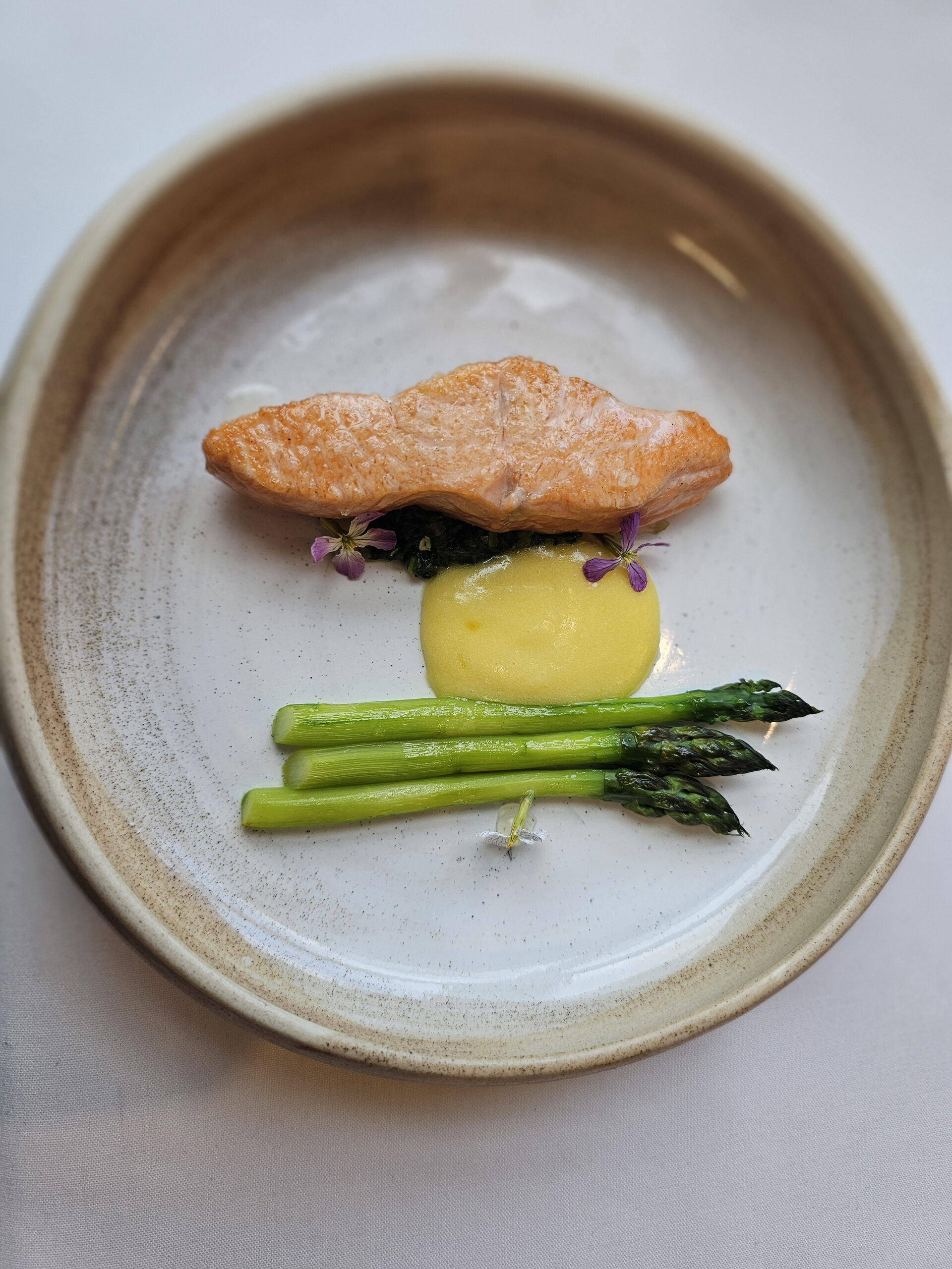 The salmon at Bohemian Bistro in Occidental is one of the best things our dining editor ate this month