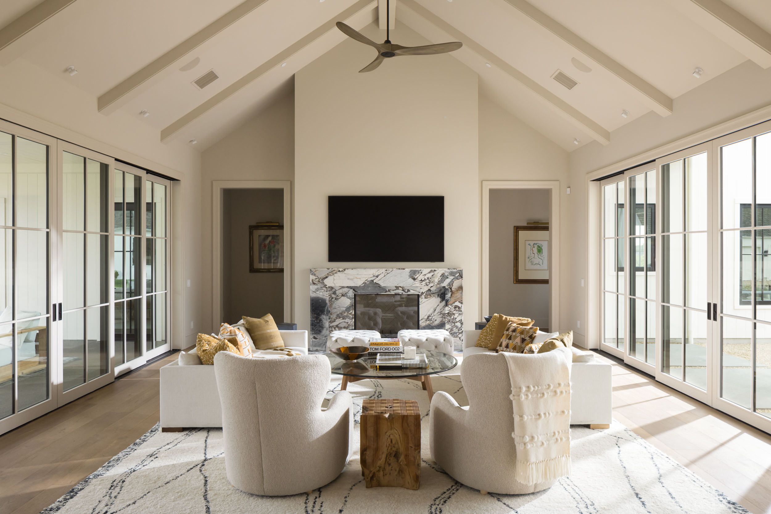 Living room in Sonoma home
