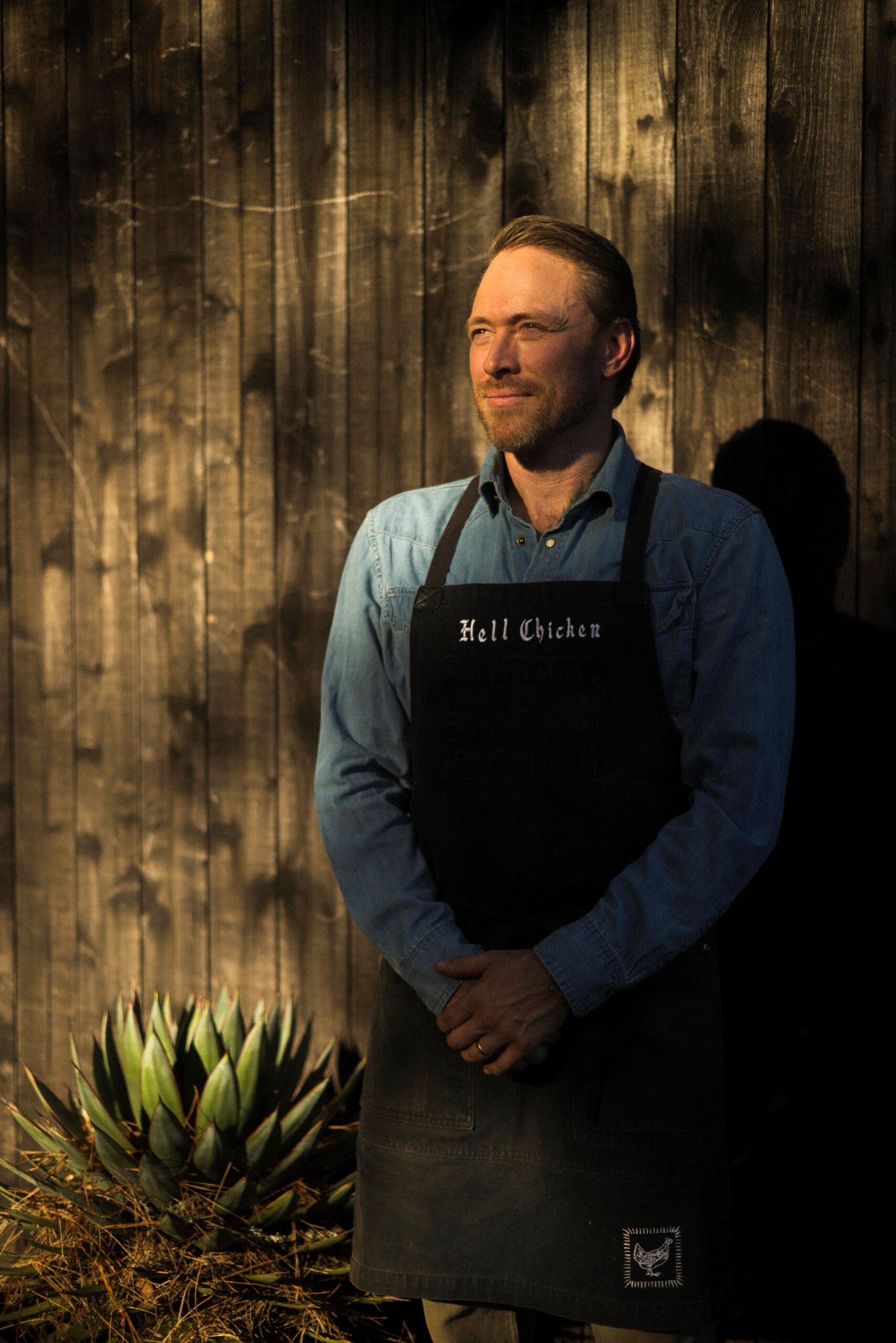Chef Lee Desrosiers, who cooks his signature "Hell Kitchen" in Sebastopol