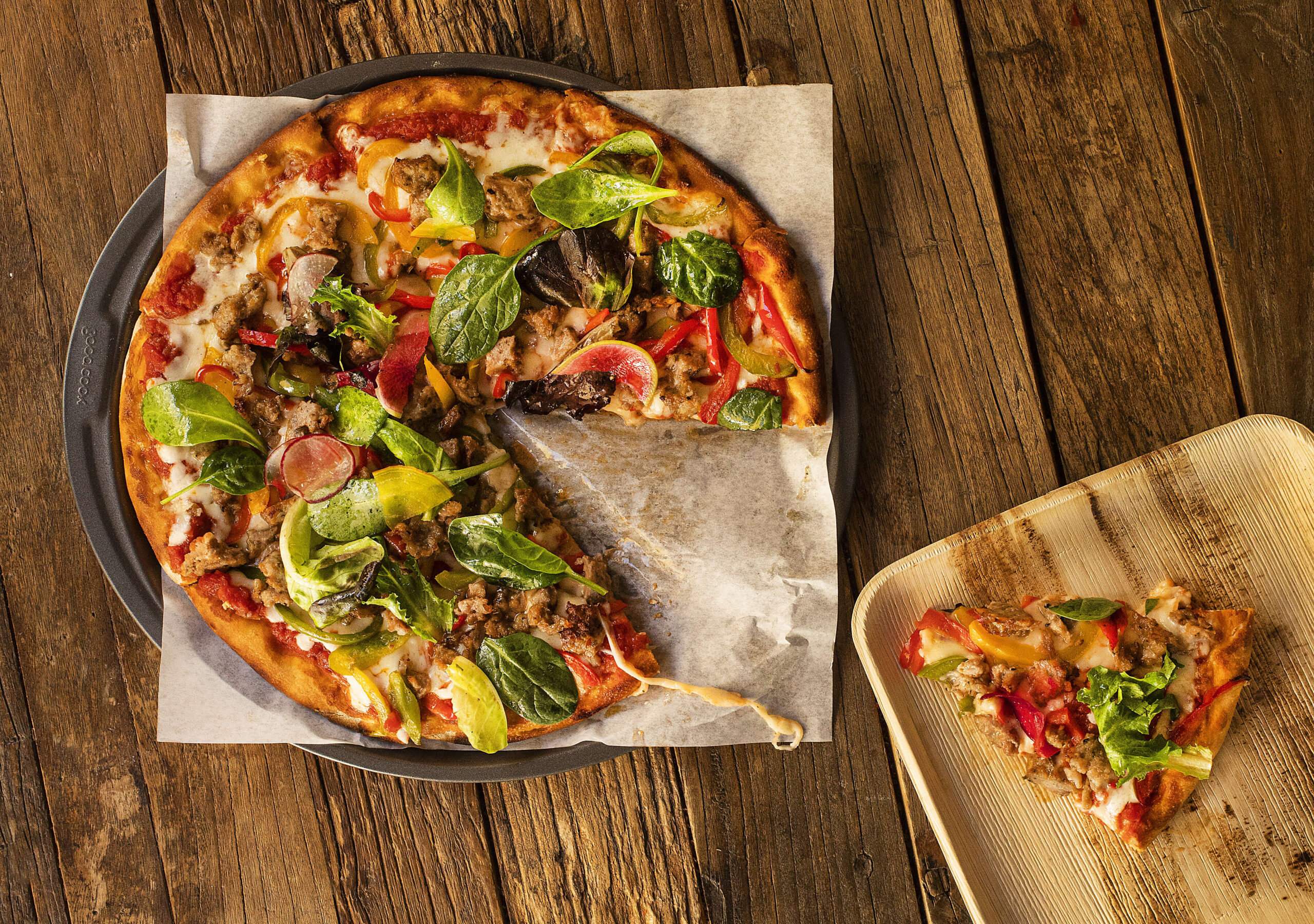 Pizza from The Mill restaurant in Glen Ellen