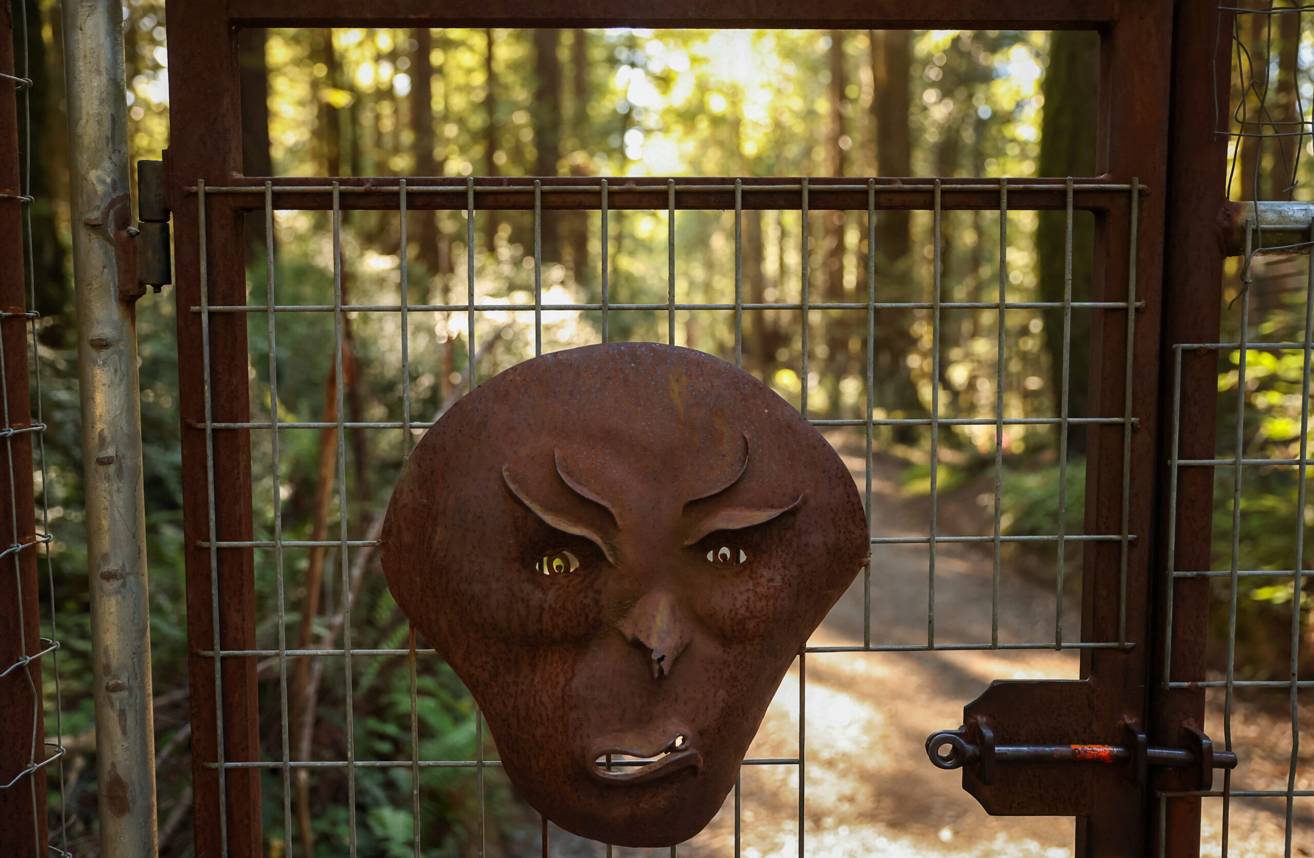 The entrance to the Monte Rio Redwoods Regional Park & Open Space Preserve