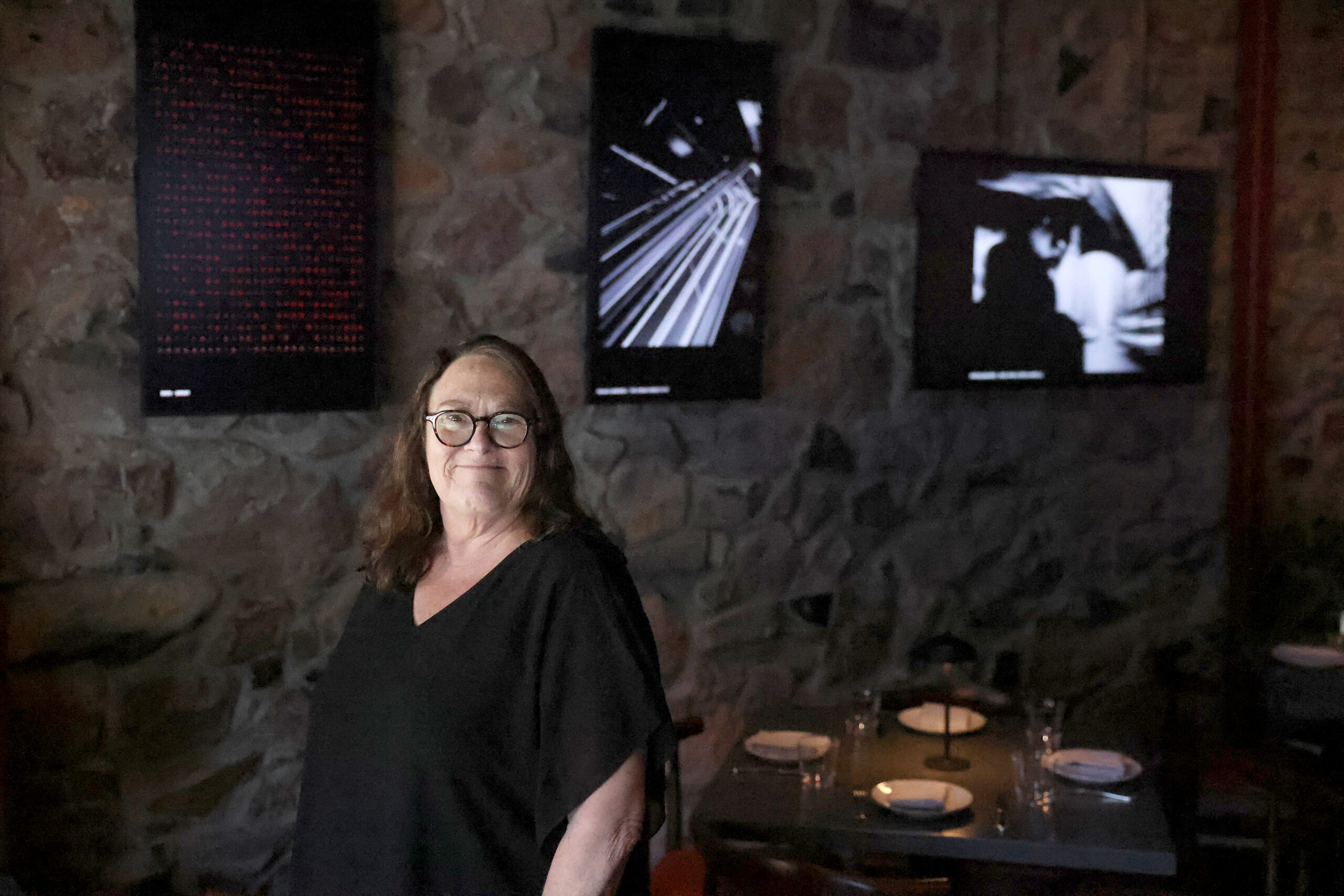 Sondra Bernstein at her newest restaurant Dead Letter in Sonoma