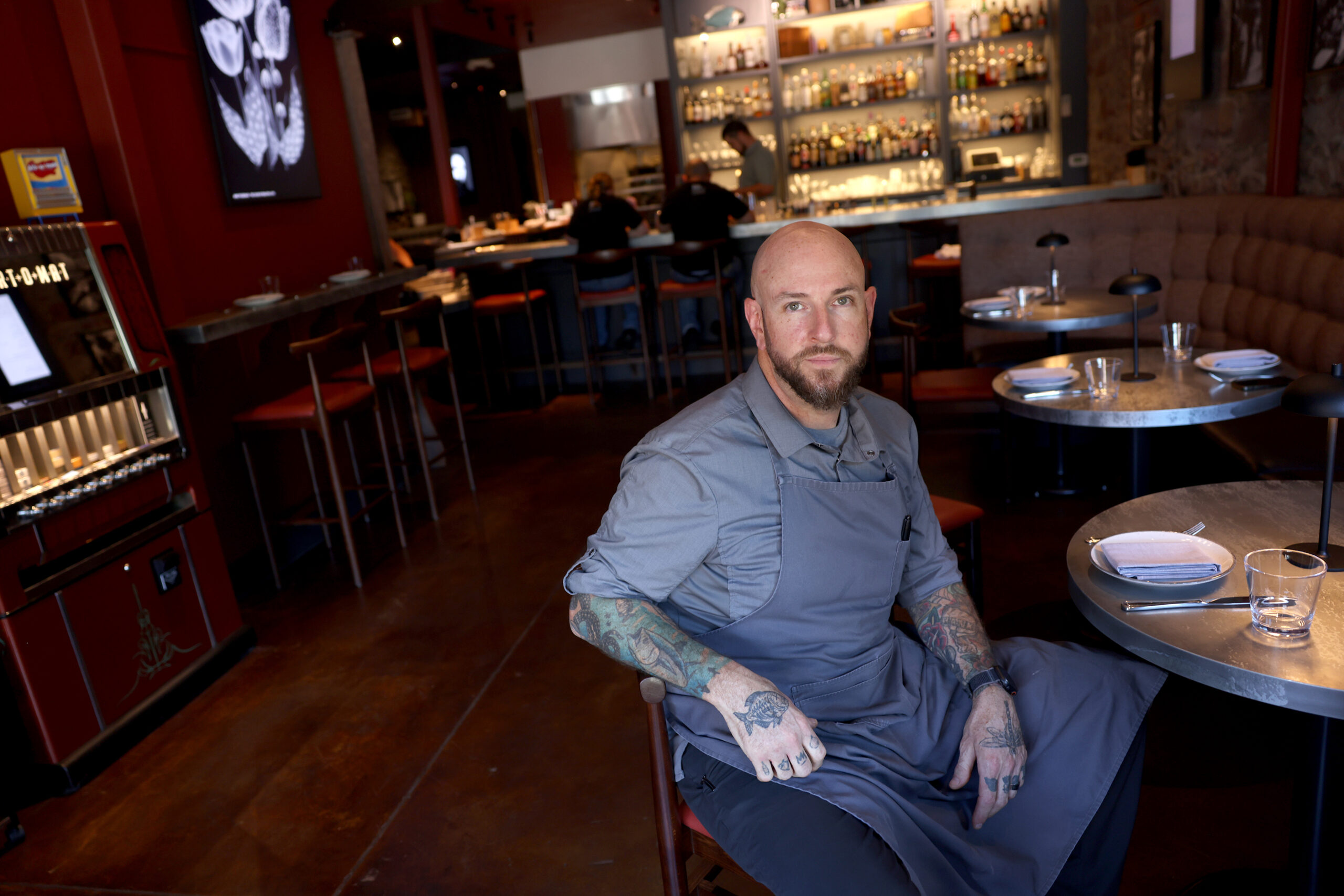 Jeremy Zimmerman, the head chef at Dead Letter in Sonoma