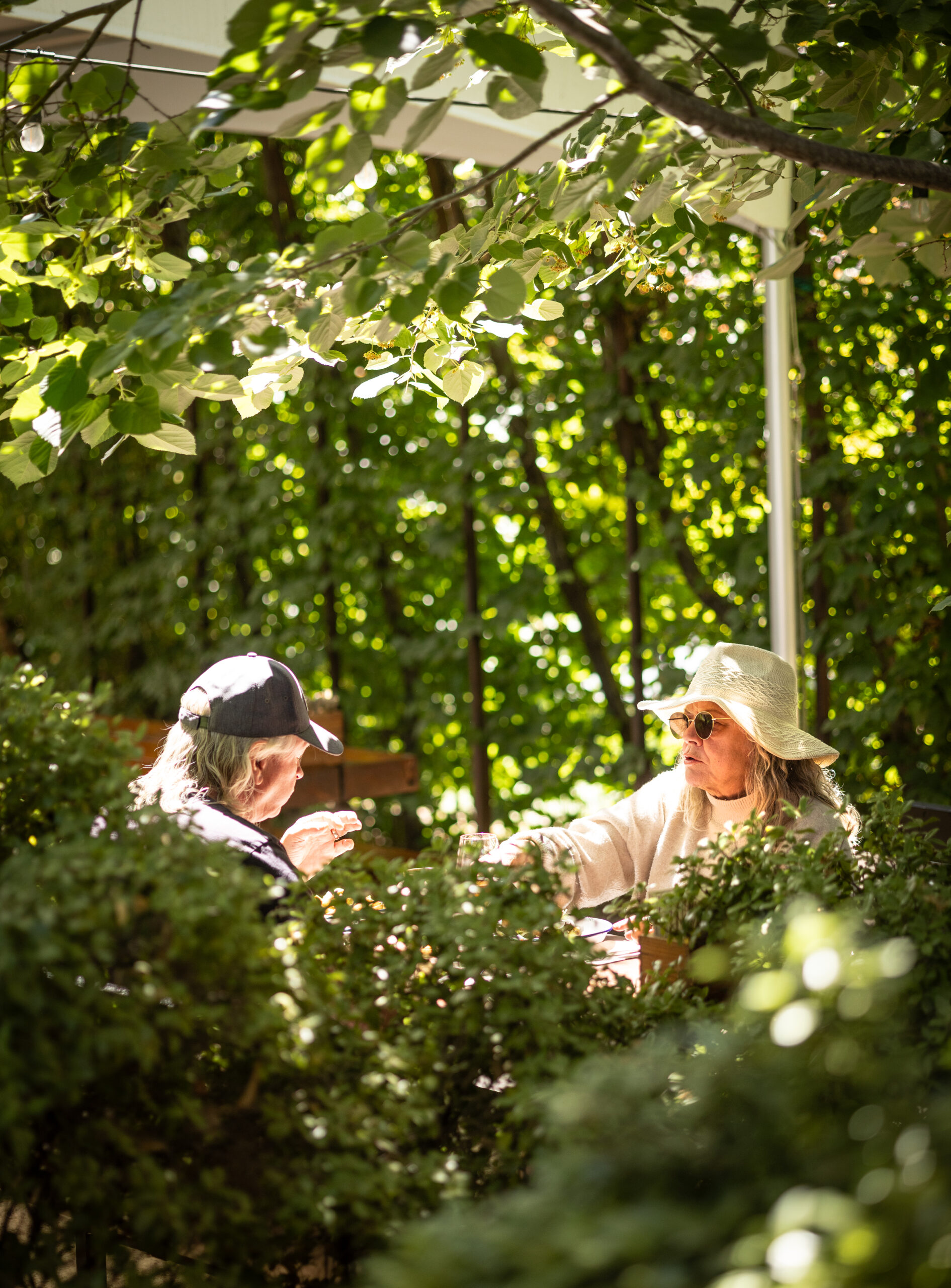 Garden seating at Handline