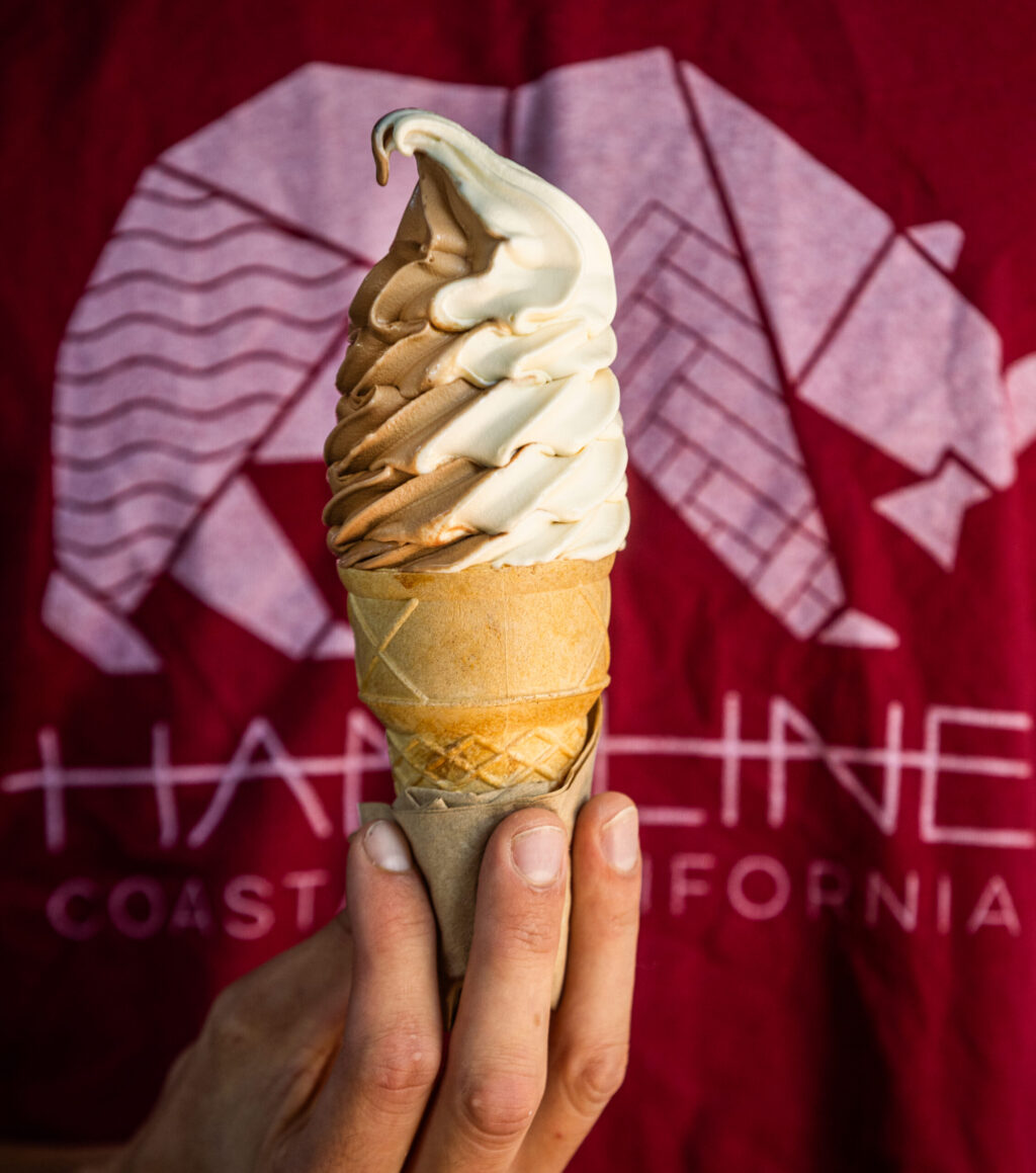 Handline soft-serve ice cream