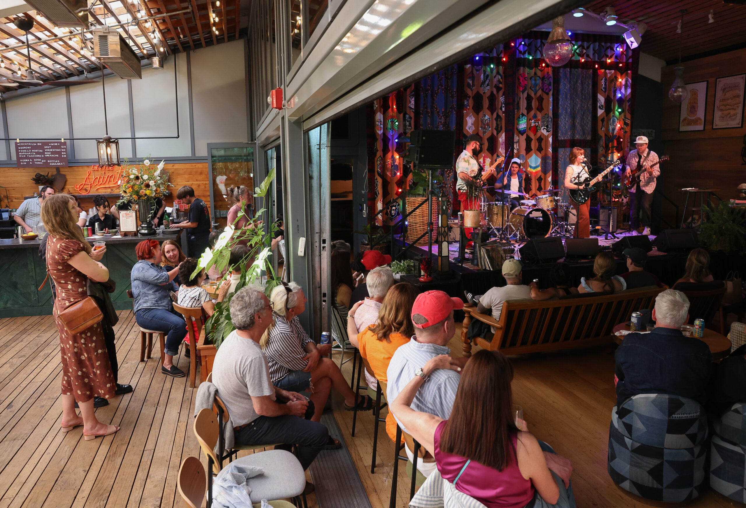 Music venue and bar at Little Saint in Healdsburg