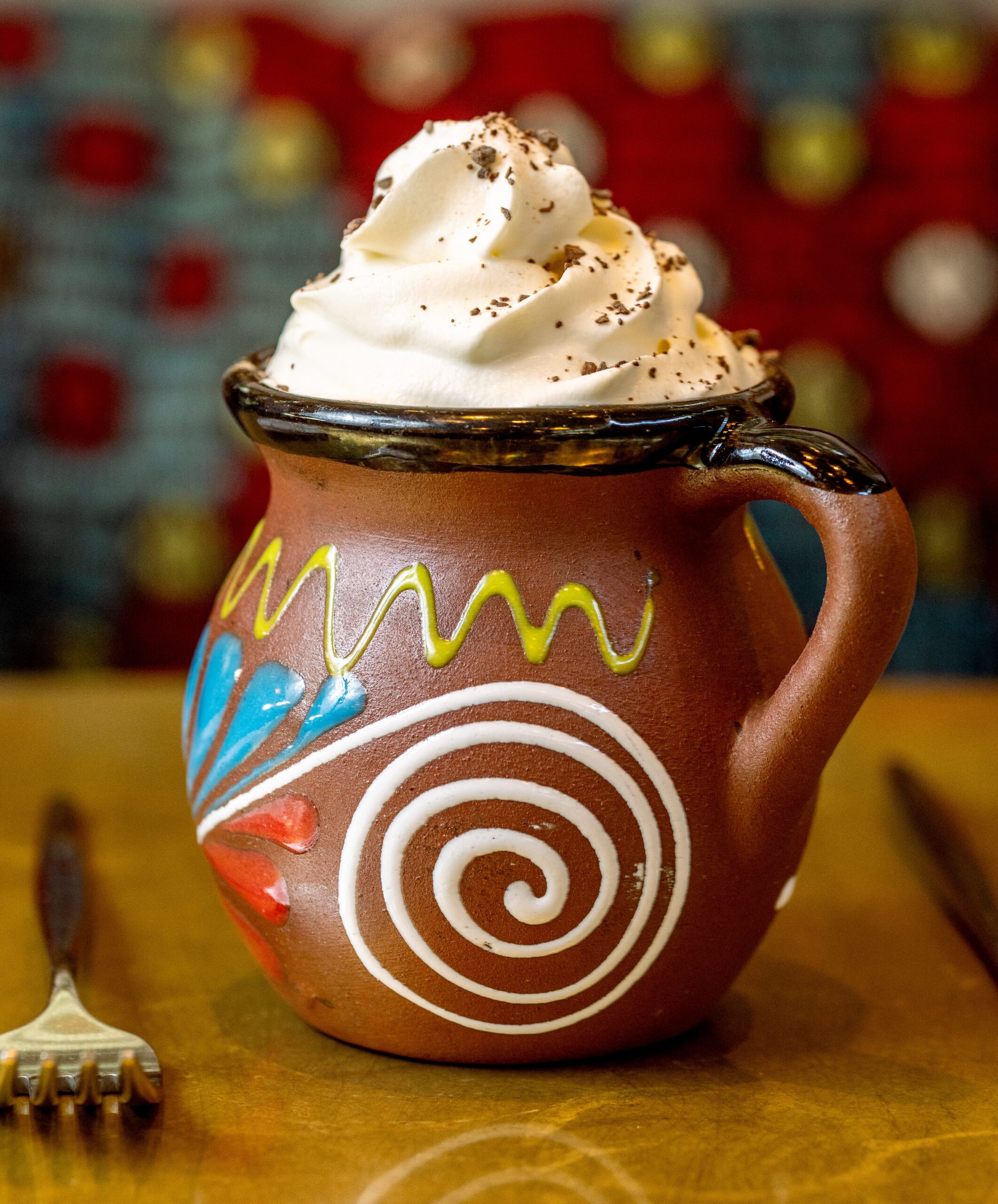 Hot cocoa from Little Saint in Healdsburg