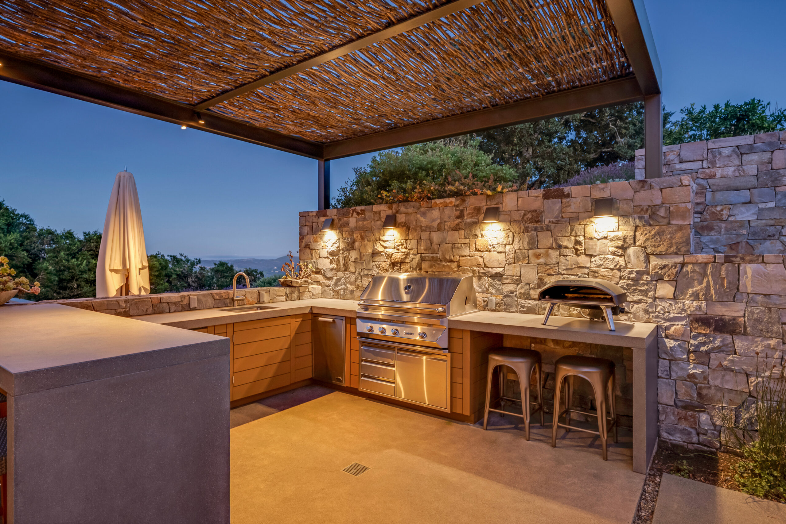 Outdoor kitchen. (Jim Nevill / Sotheby’s International Realty)