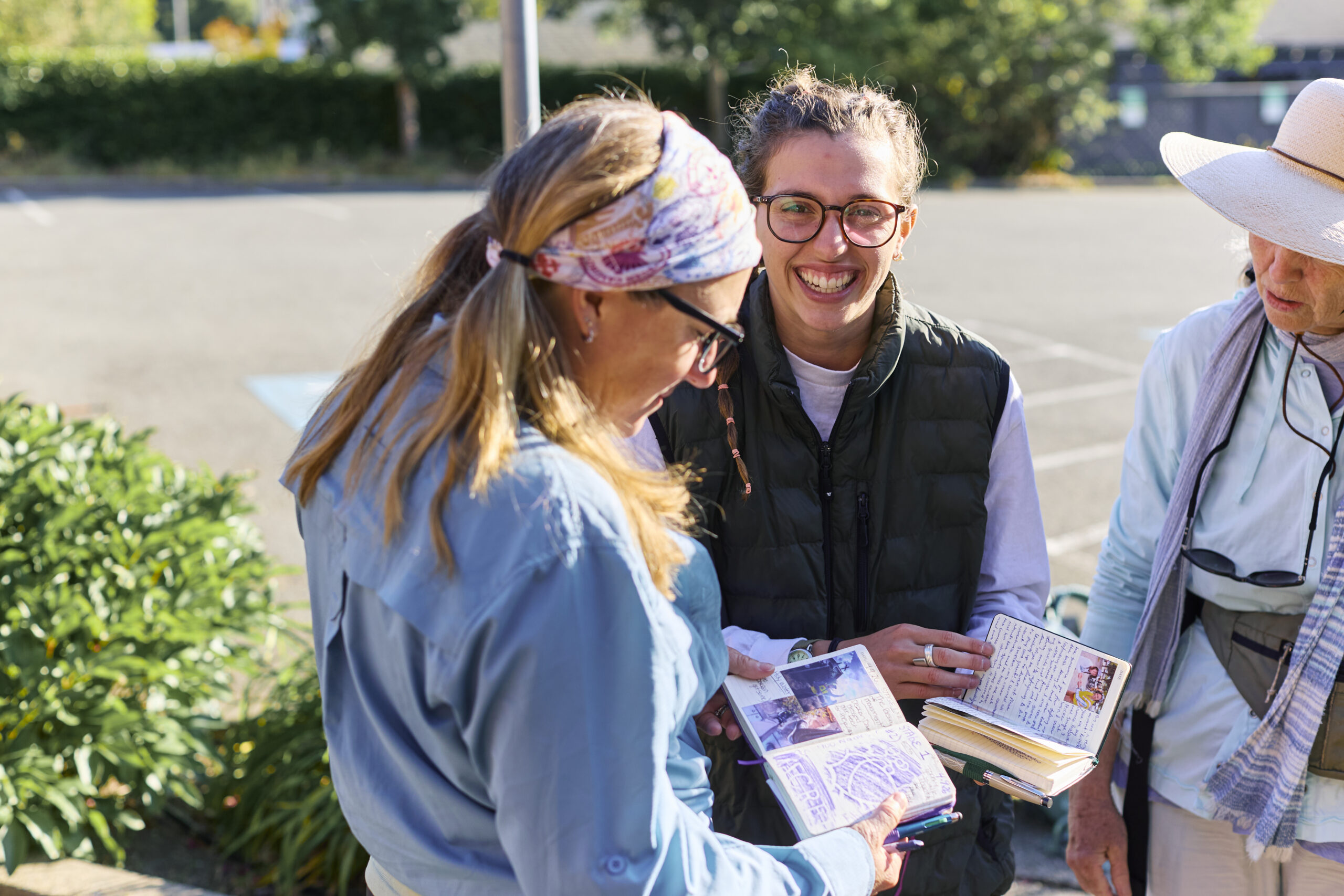 Camino de Sonoma hikers share journal notes and stories. (Kim Carroll)