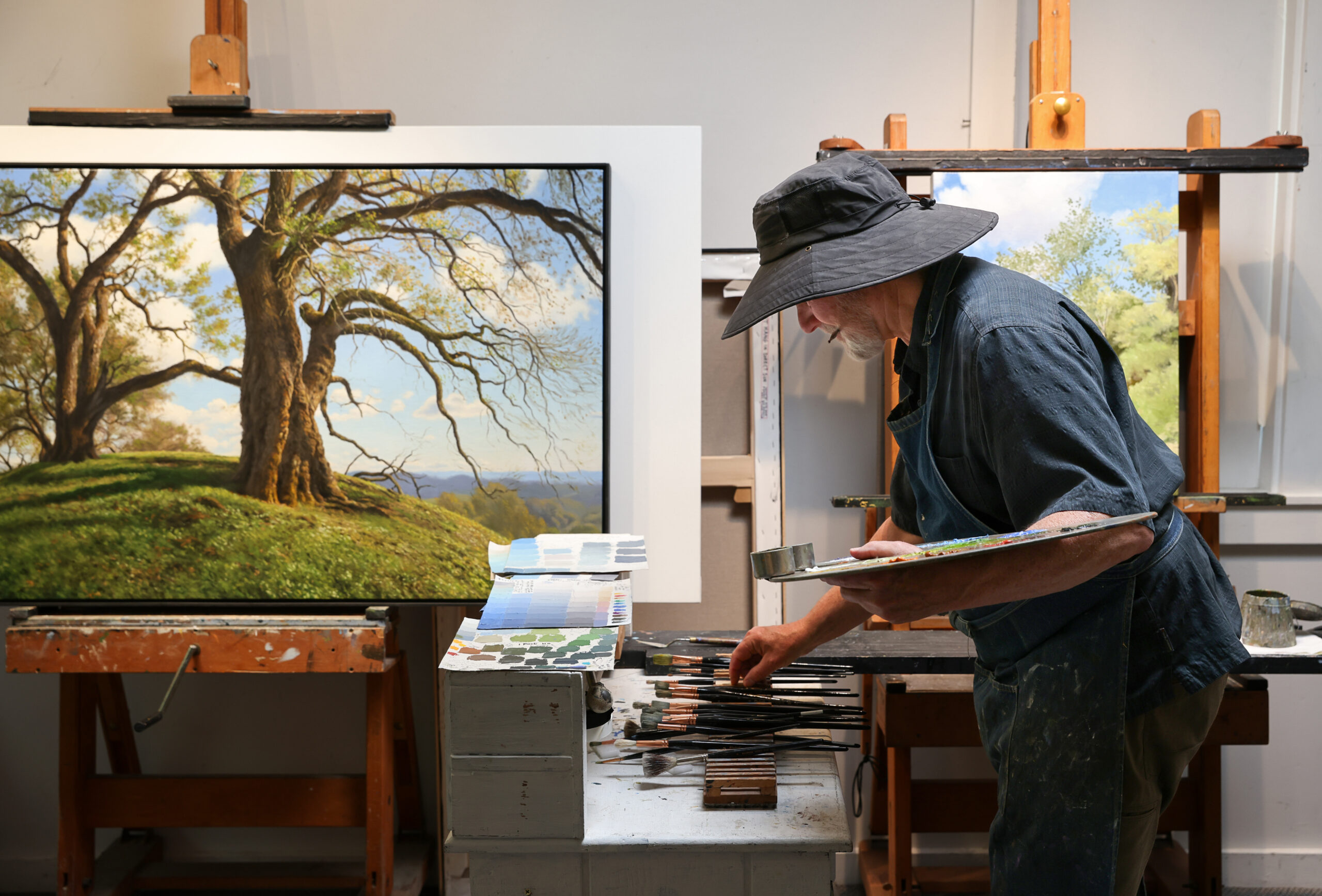 Healdsburg artist Christopher Leith Evans paints landscapes