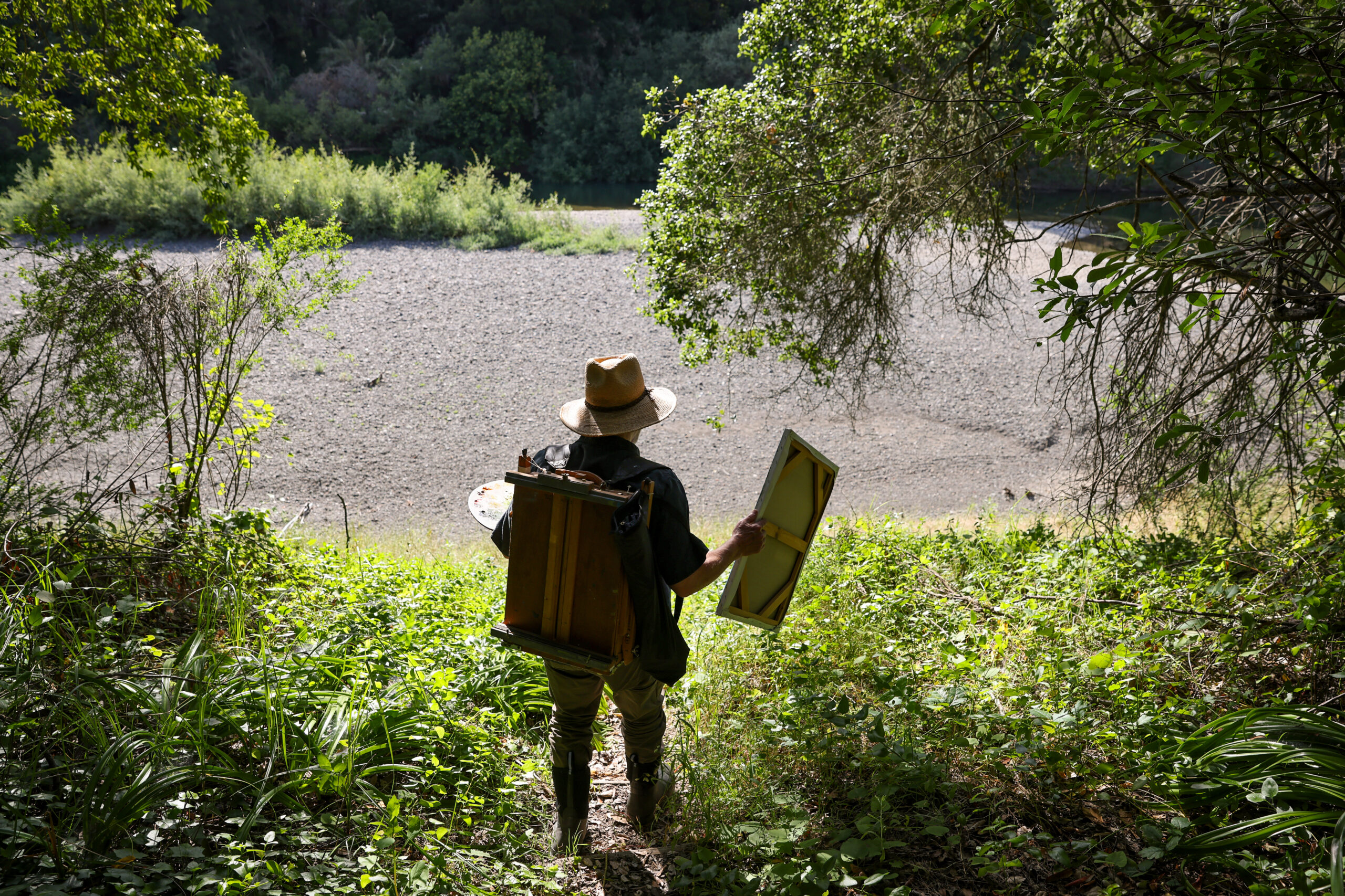 Healdsburg artist Christopher Leith Evans