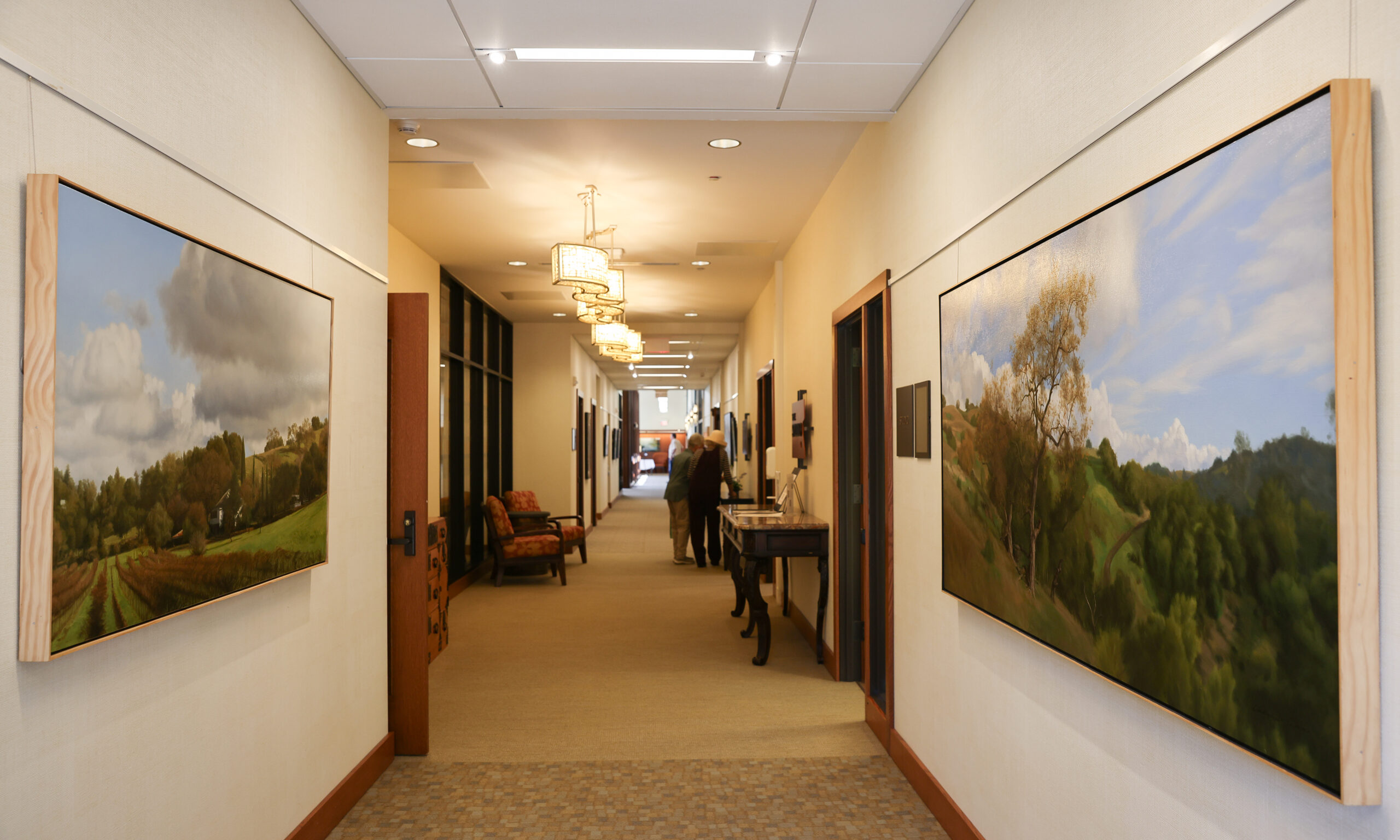 Healdsburg artist Christopher Leith Evans’ “Landscape Meditations” artwork