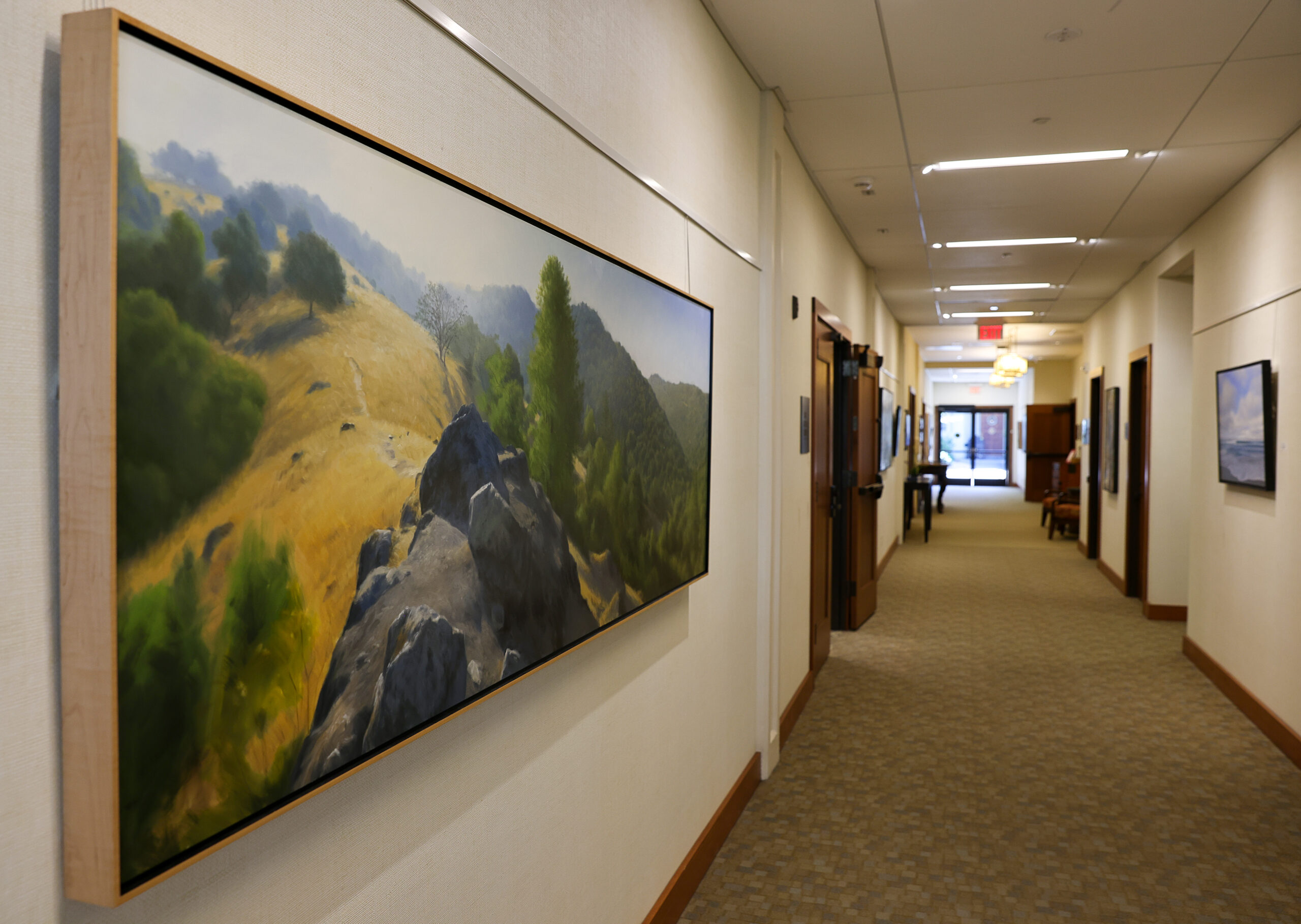 Healdsburg artist Christopher Leith Evans’ “Landscape Meditations” artwork