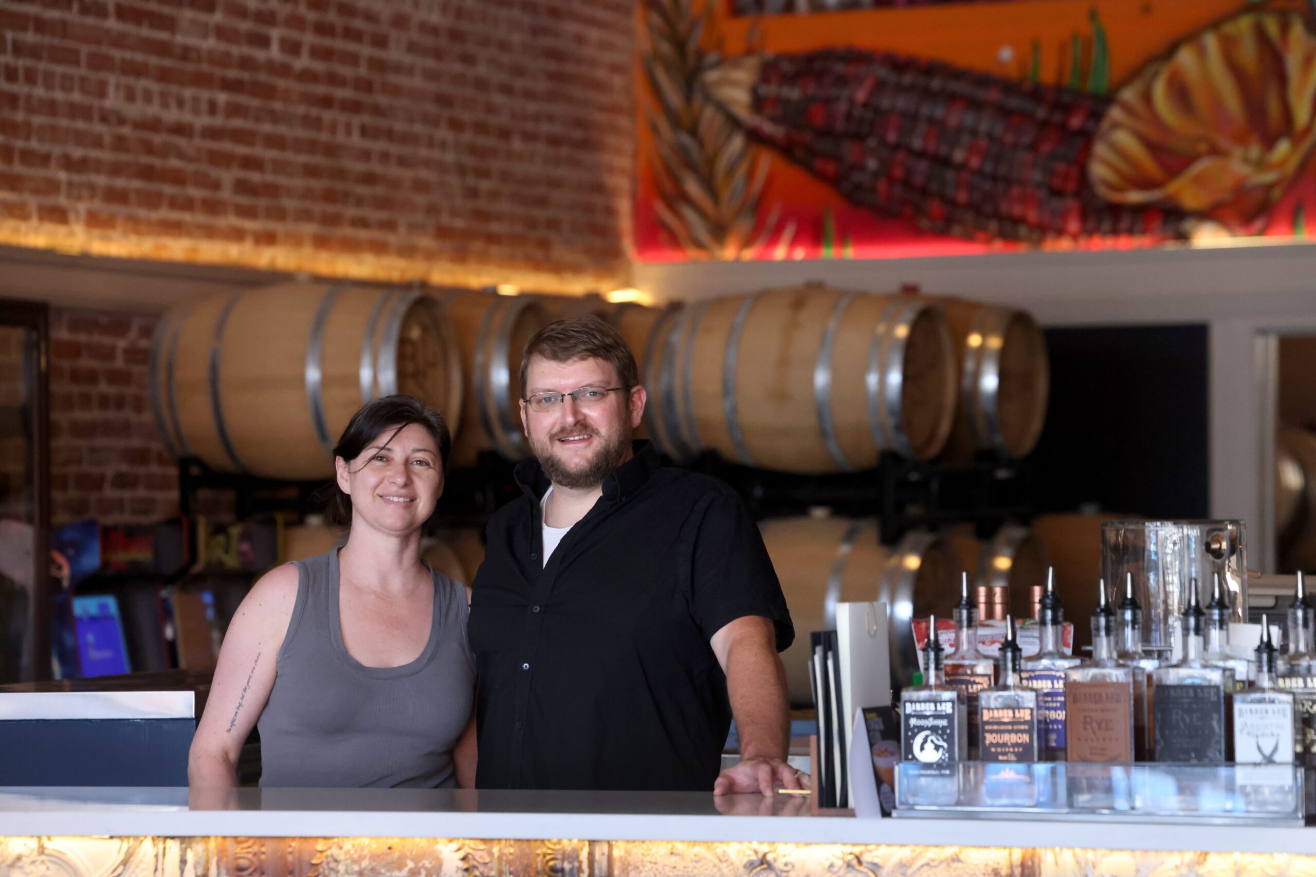 Mike and Lorraine Barber at Taste Petaluma