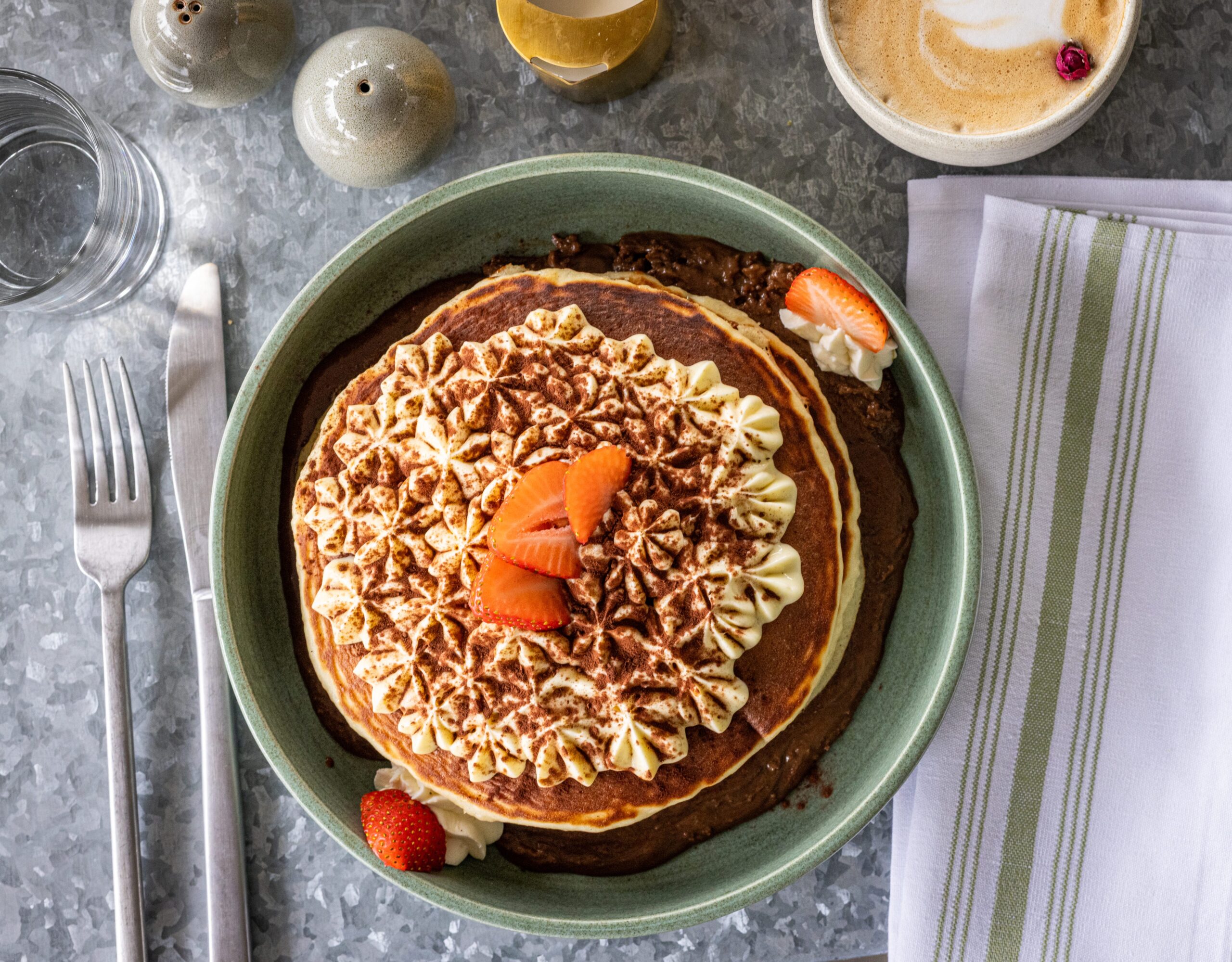 Dolce Rosa pancakes