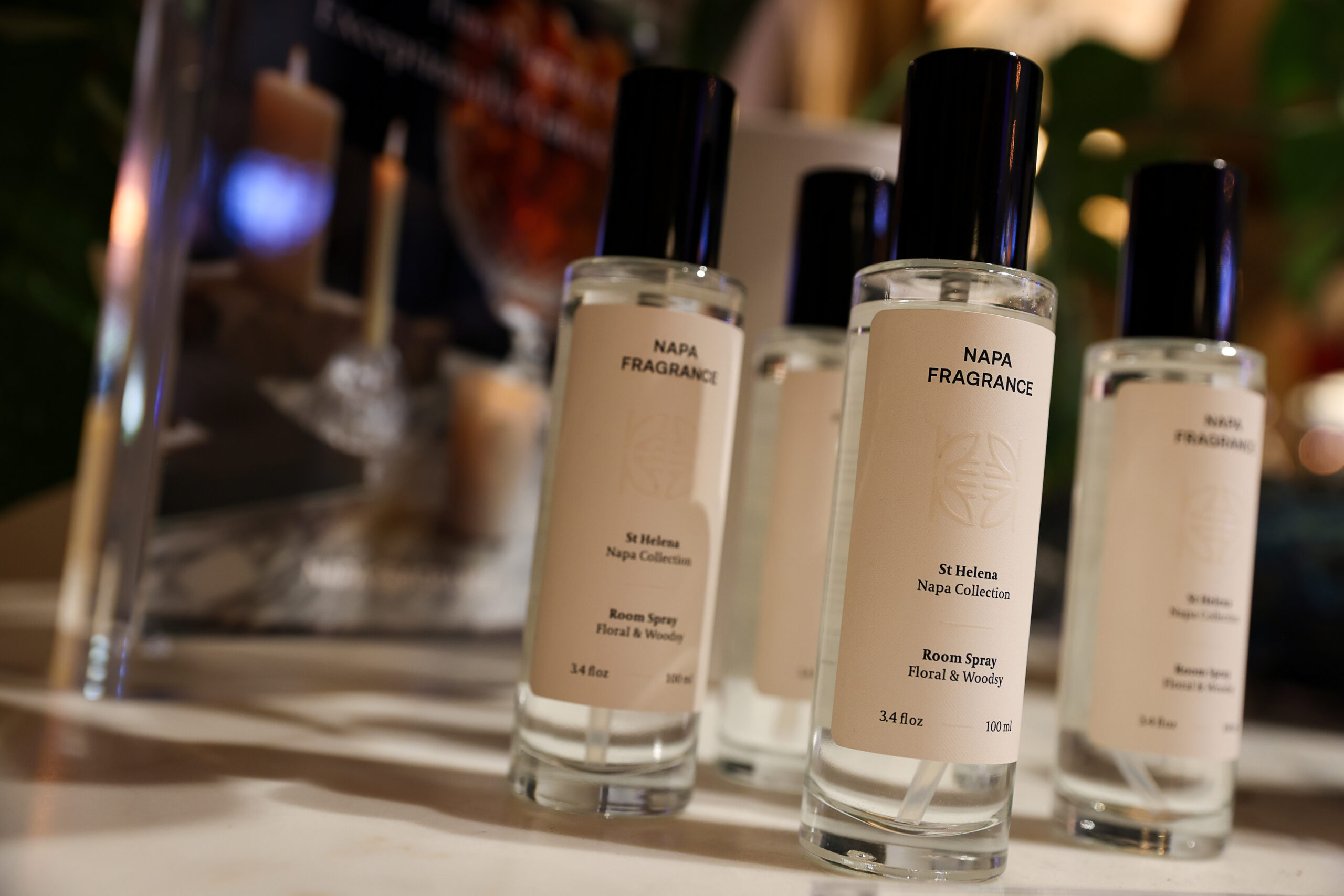 Napa Fragrance products at Flora Springs Wine Lounge in Napa on Friday, August 21, 2026. (Christopher Chung/The Press Democrat)