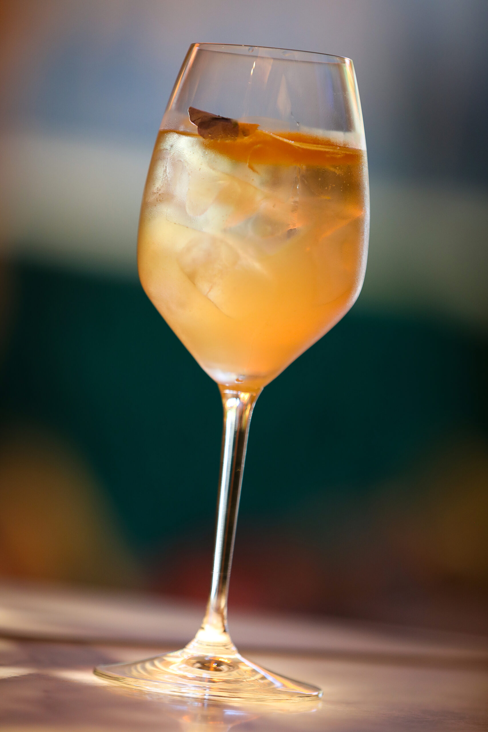 The Napa 75 served at Flora Springs Wine Lounge in Napa on Friday, August 21, 2026. (Christopher Chung/The Press Democrat)