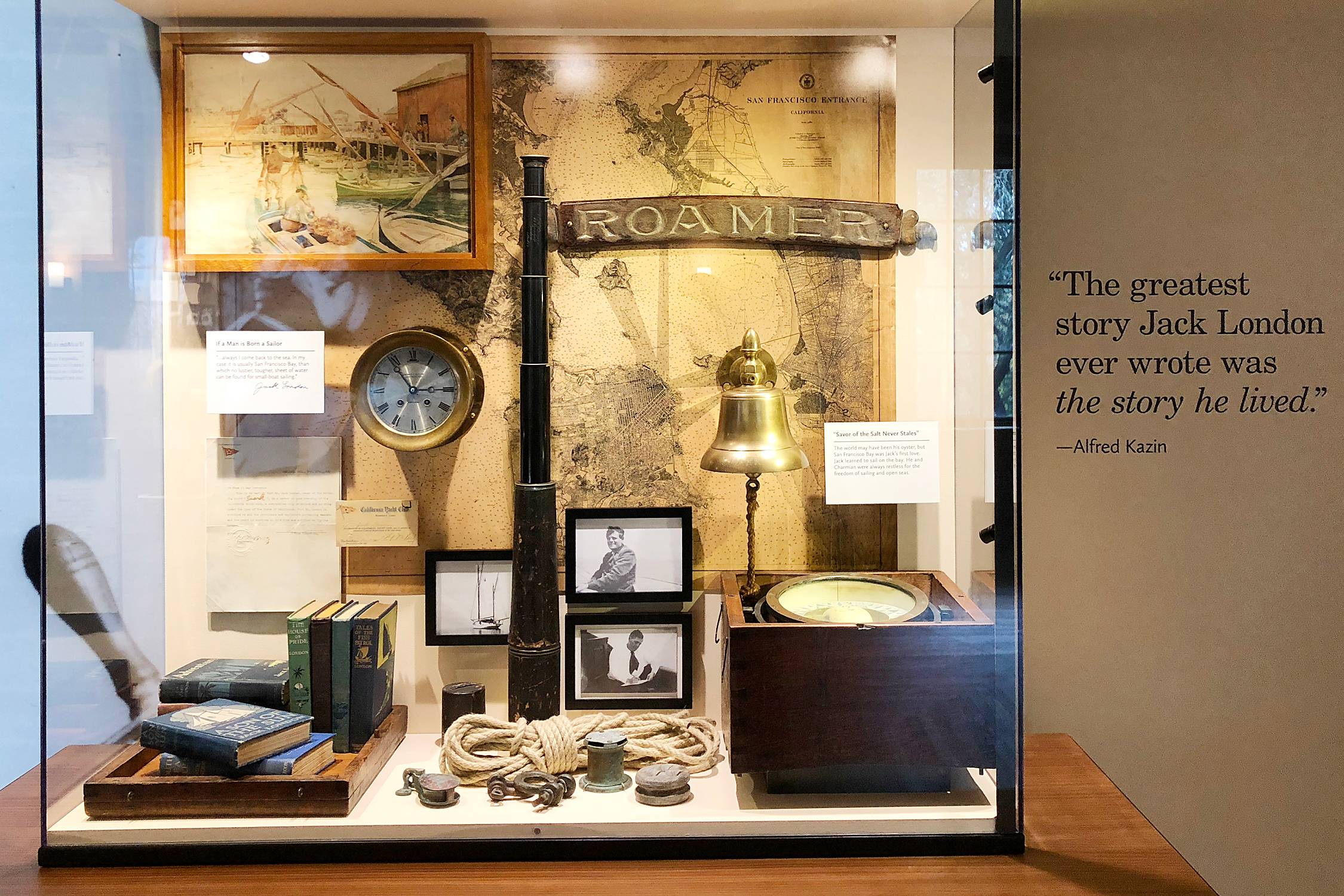 Inside the House of Happy Walls Museum at Jack London State Historic Park in Glen Ellen.