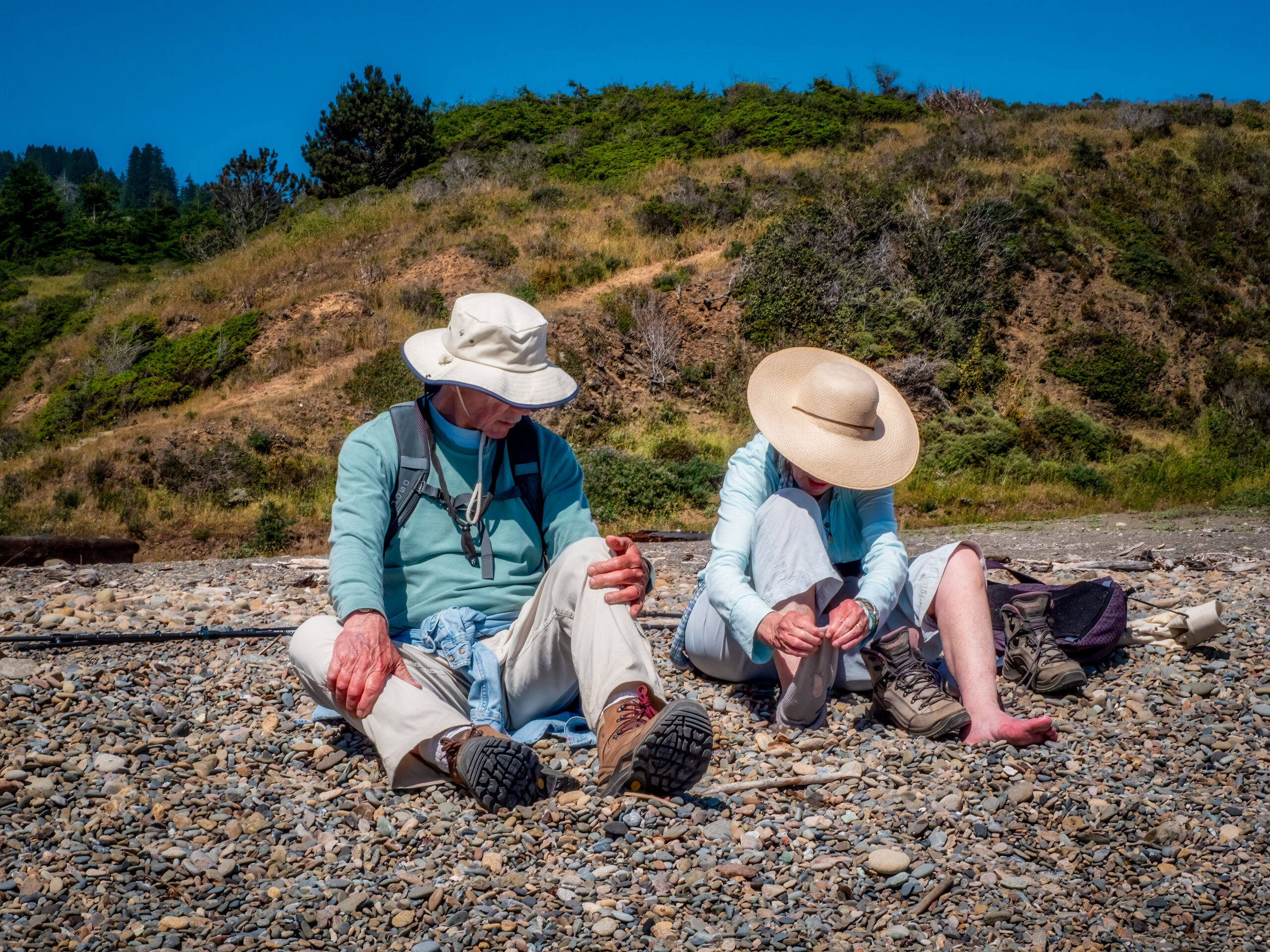 Resting at the end of the Camino de Sonoma