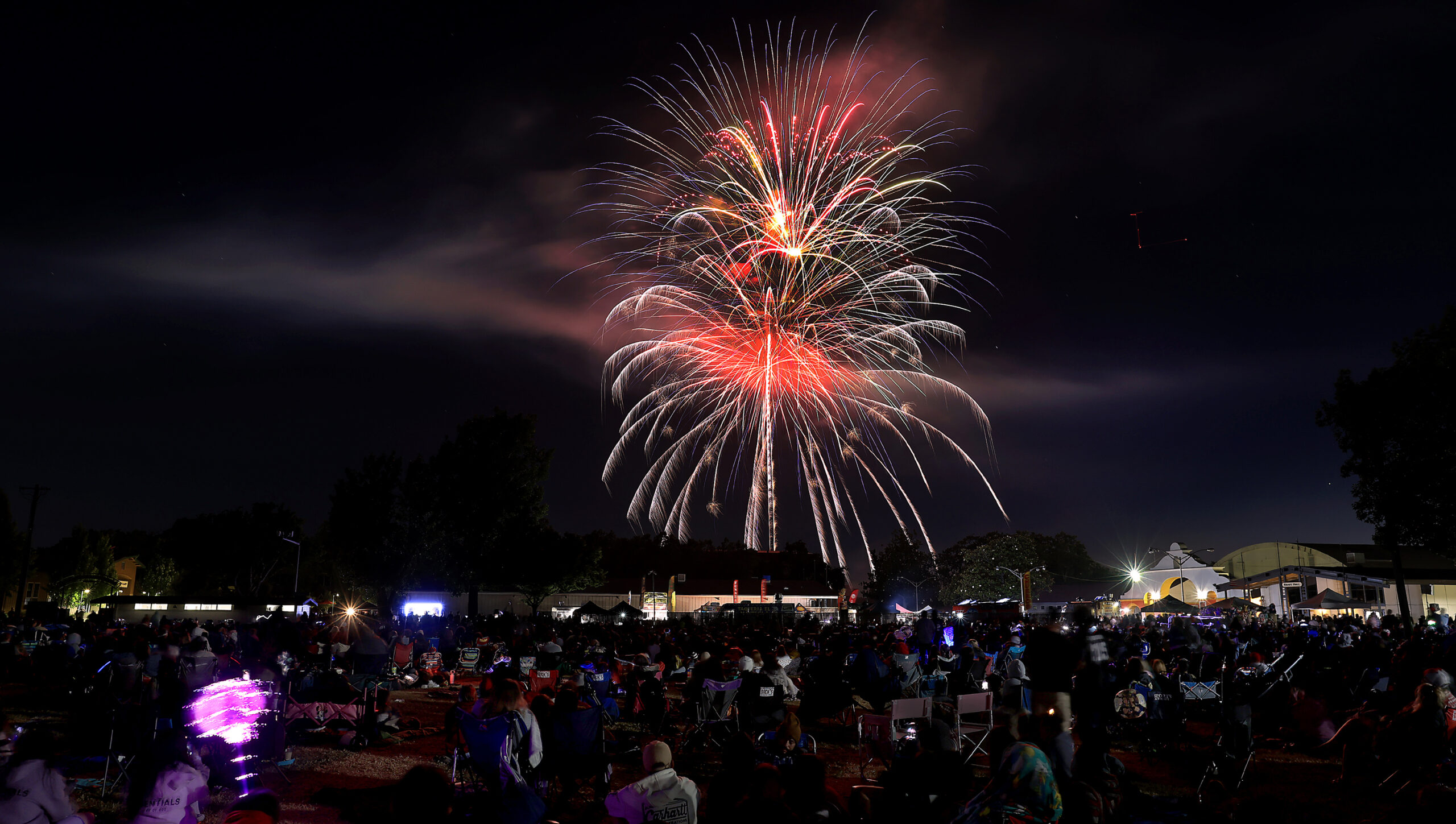 Night fireworks