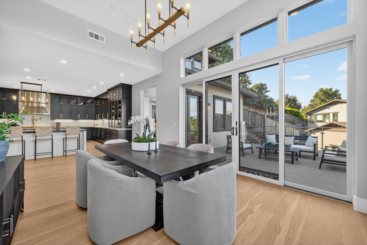 Dining area in Petaluma home